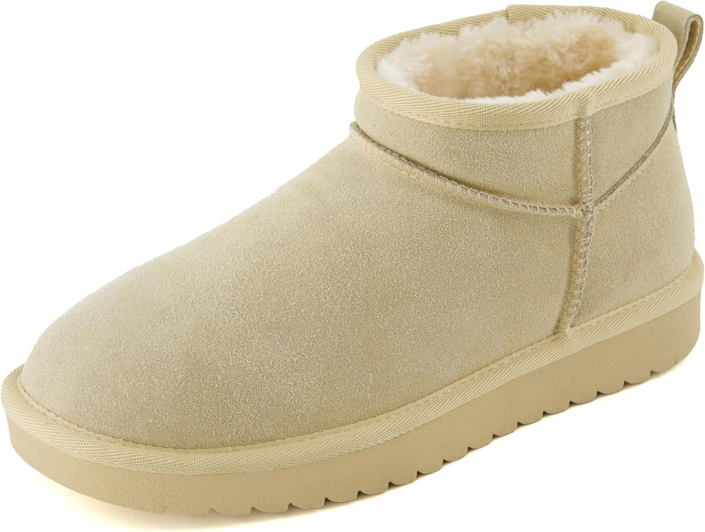 Cozy Suede Snow Boots with Memory Foam