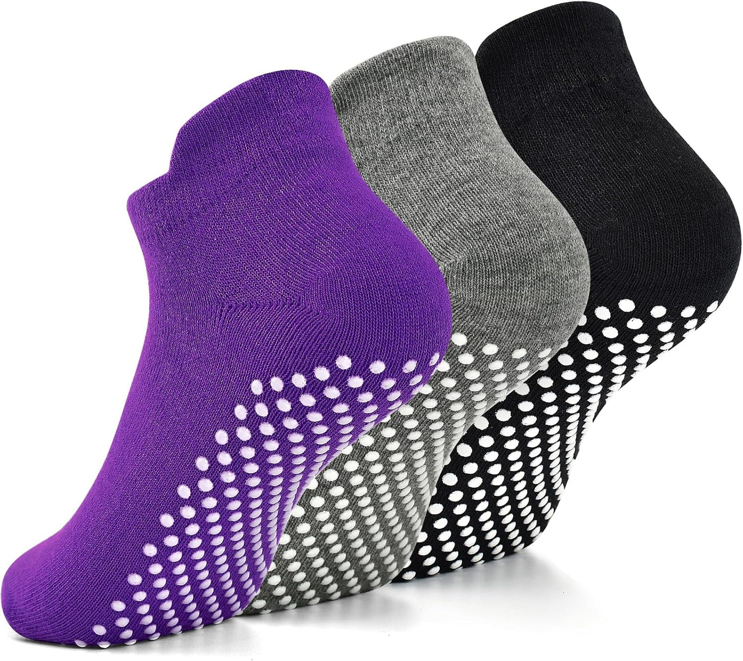 LIFPAU Non Slip Yoga Socks Set - Grip for Enhanced Stability!
