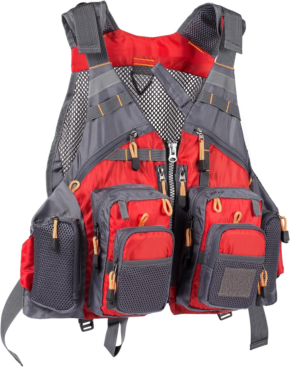 BASSDASH Adjustable Fishing Vest for Men and Women - Perfect Fit