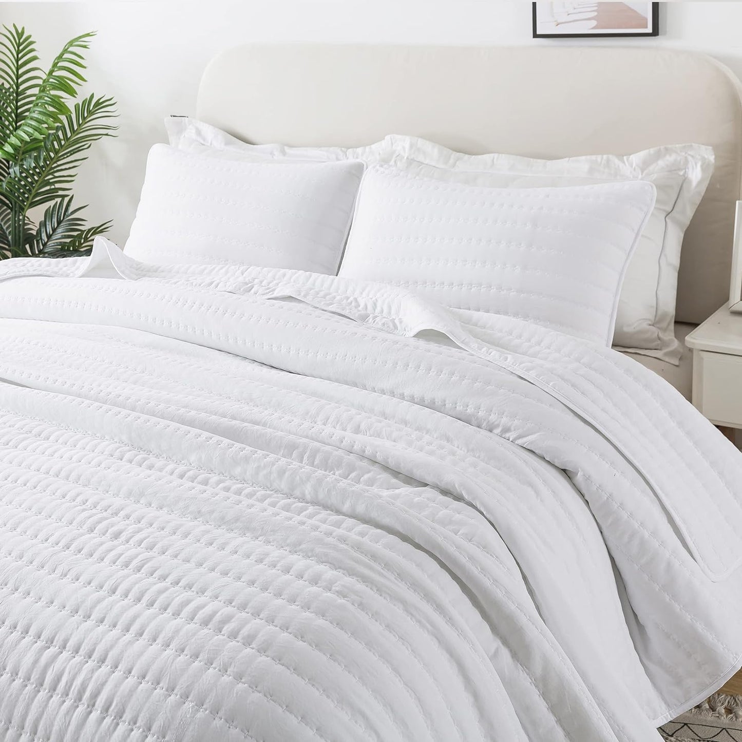 Oversized California King Size Quilt Bedding Set for All Seasons
