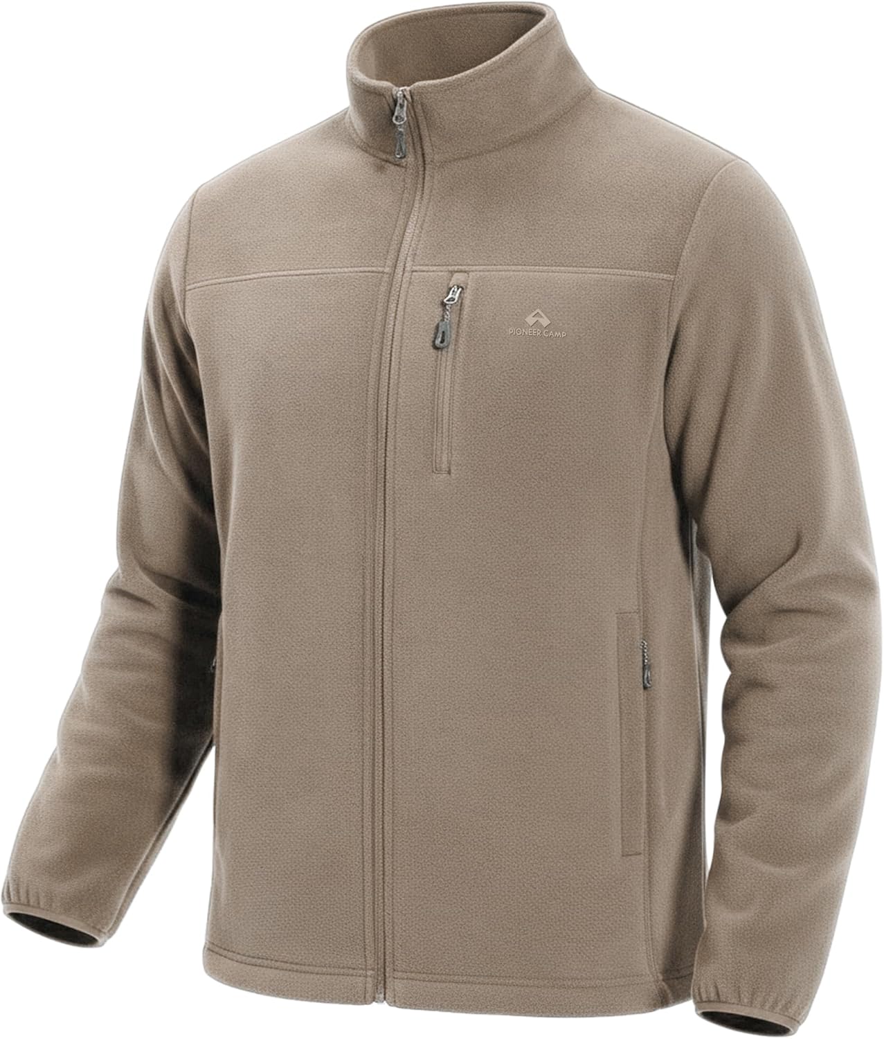 Pioneer Camp Fleece Jacket Men Full Zip Lightweight Windproof