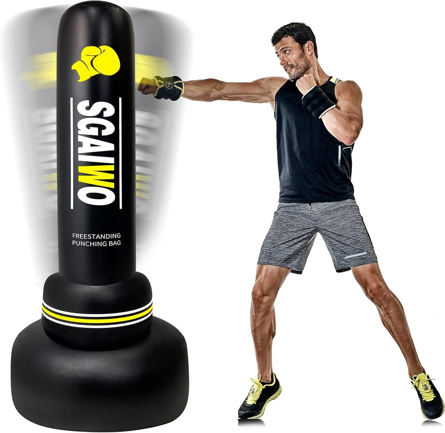 SGAIWO Freestanding Punching Bag - Adult Fitness Powerhouse