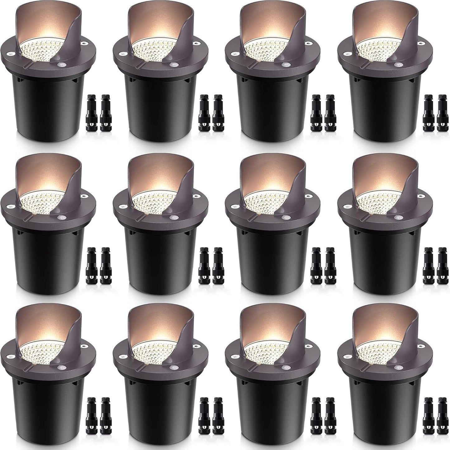 12 Pack Low Voltage Landscape Lighting for Outdoor Spaces