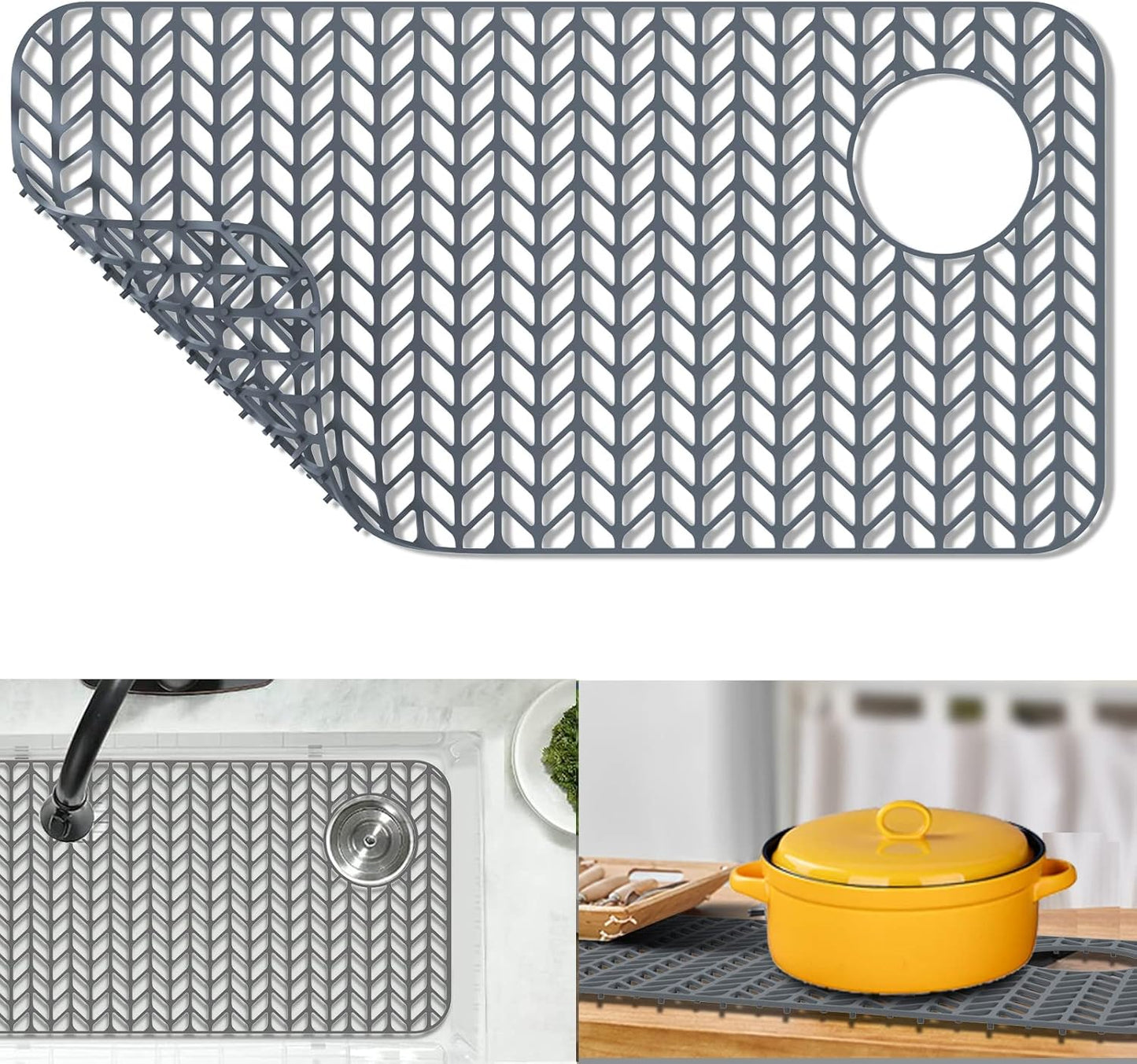 Silicone Sink Protectors for Kitchen Sink - Durable & Versatile
