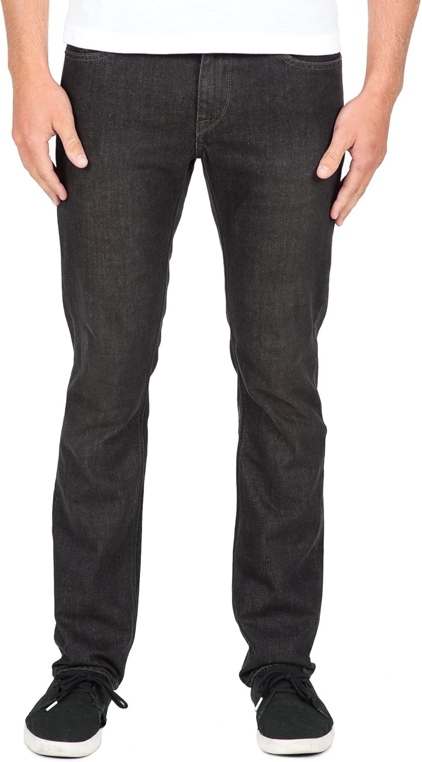 Volcom Men's Vorta Slim Fit Stretch Denim Jean for Modern Style
