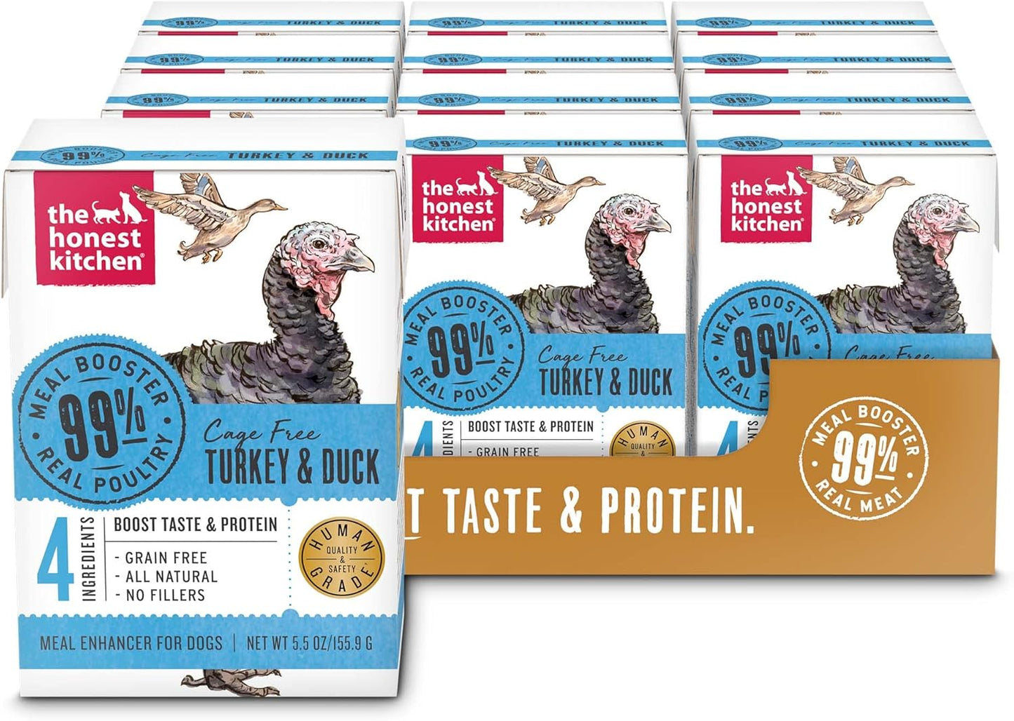 The Honest Kitchen Meal Booster: Turkey & Duck Dog Food Topper