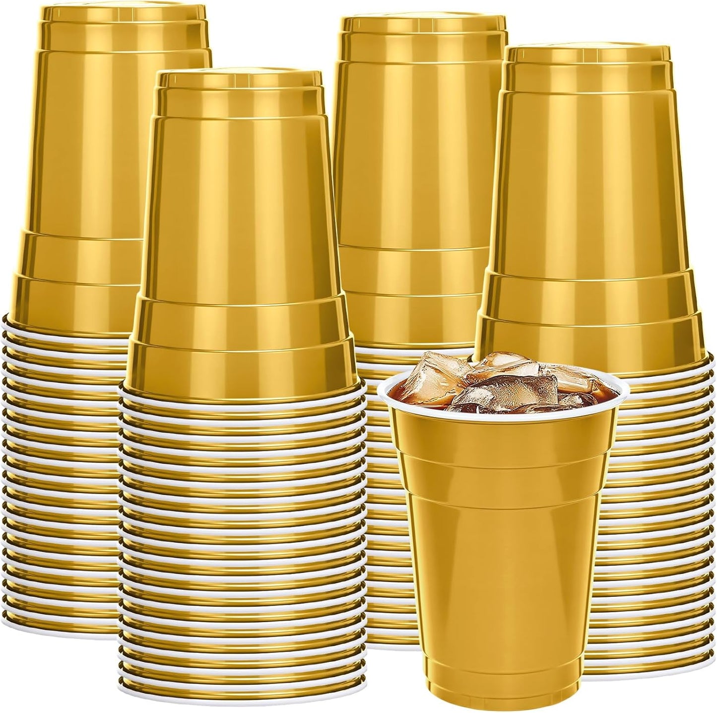 Mimorou 200 Pack Plastic Cups for Halloween and Christmas Parties