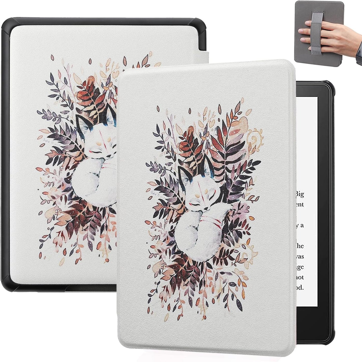SCSVPN Case for Kindle Paperwhite 11th Gen - Slim PU Leather Cover