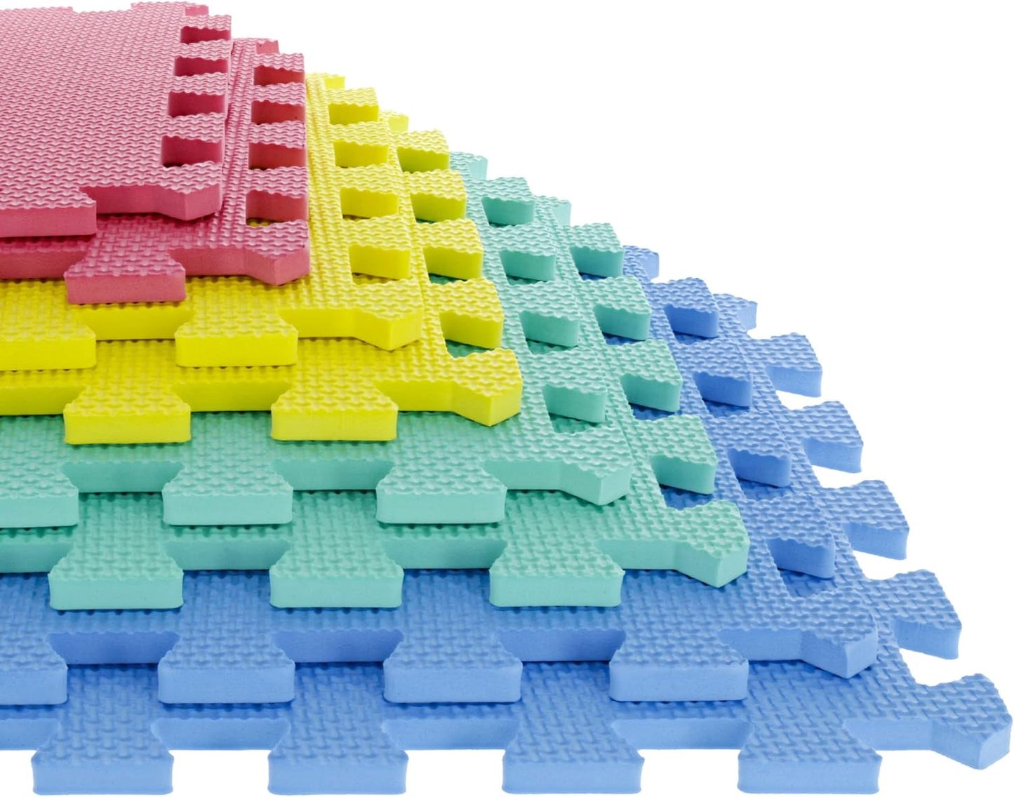 Stalwart 8-Piece Interlocking Floor Mats: Safe Fun for Kids!