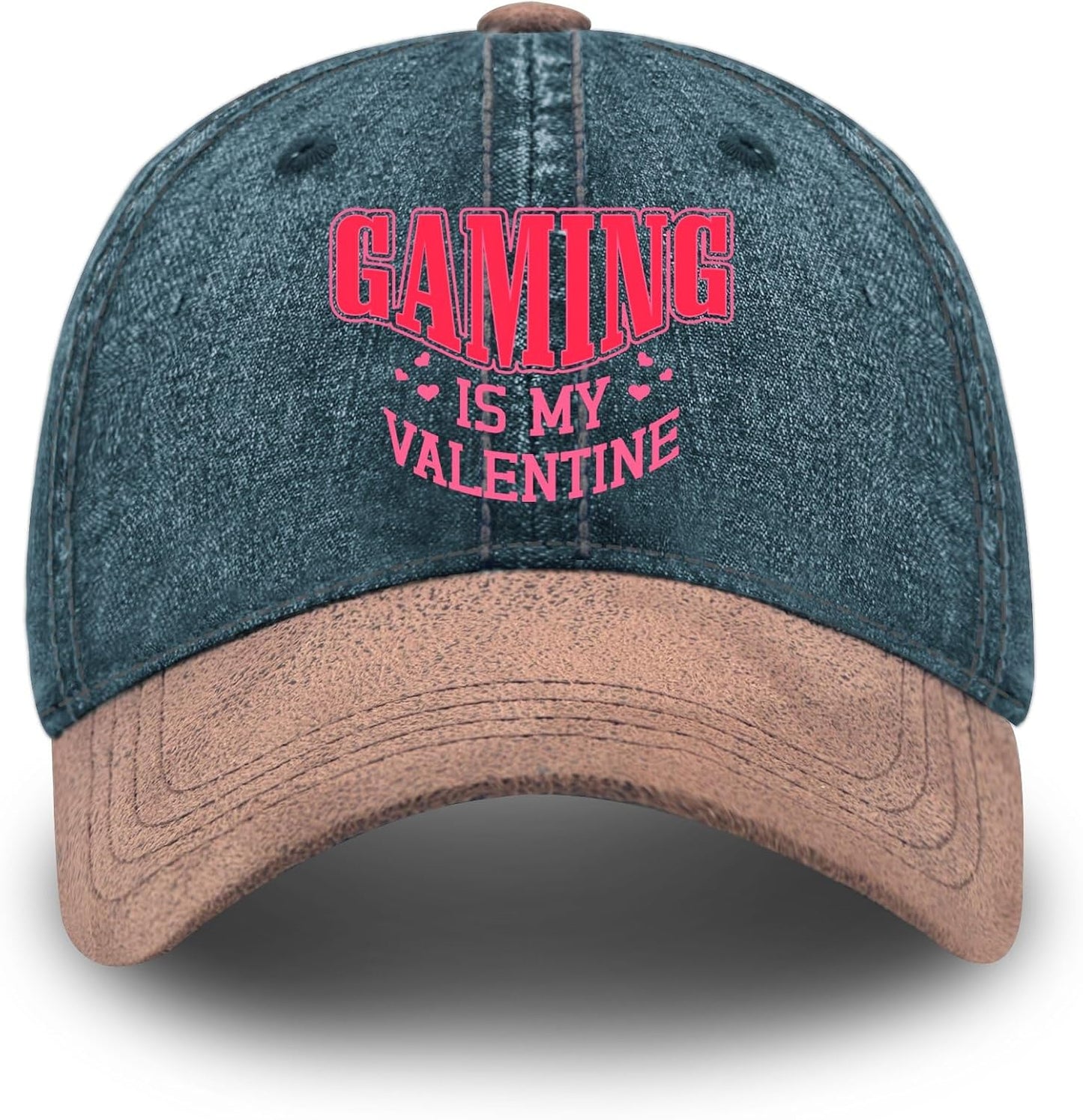 Valentine's Retro Gaming Sun Hat - Funny Outdoor Style!