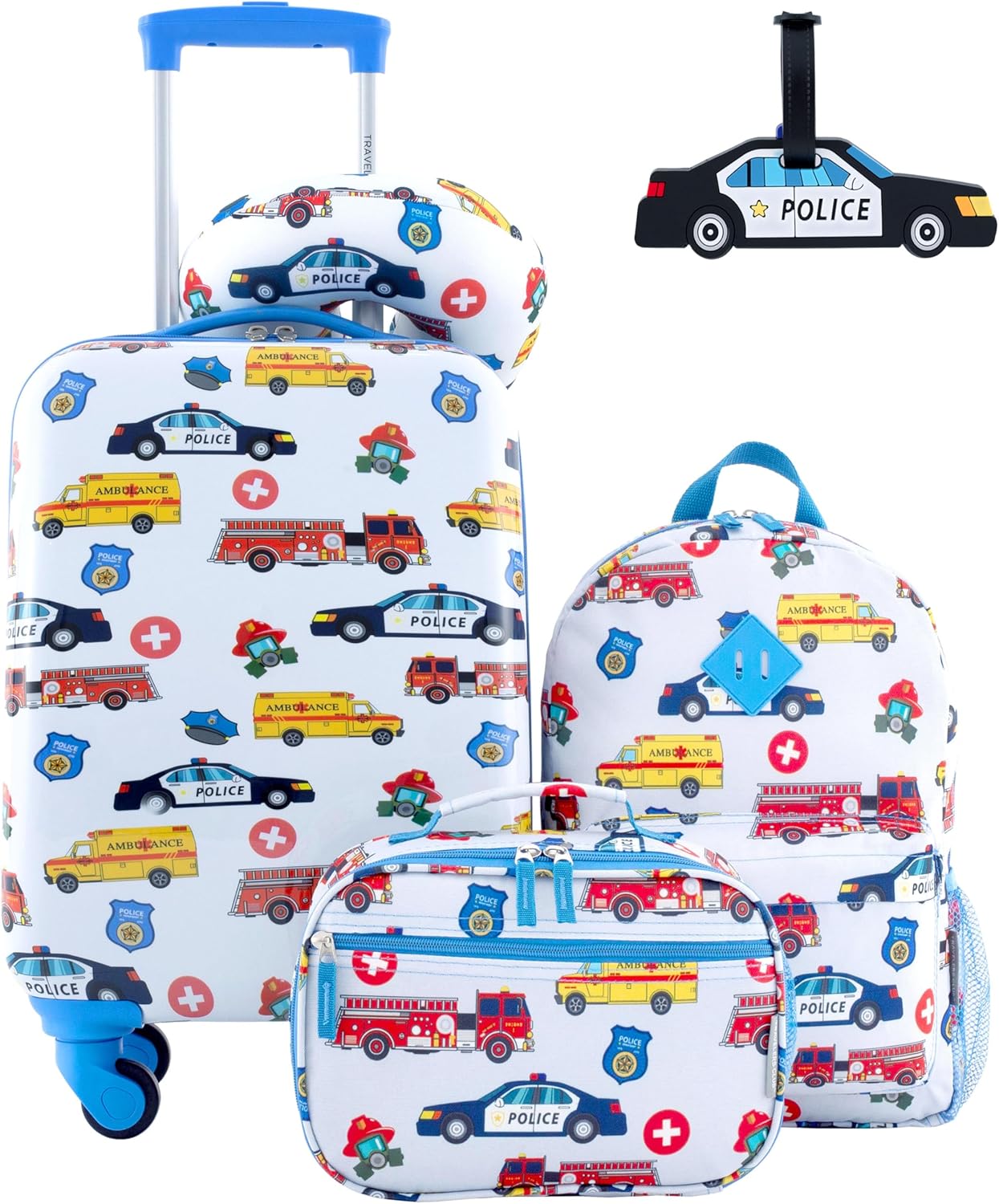 Travelers Club 5 Piece Kids' Luggage Set for Young Adventurers
