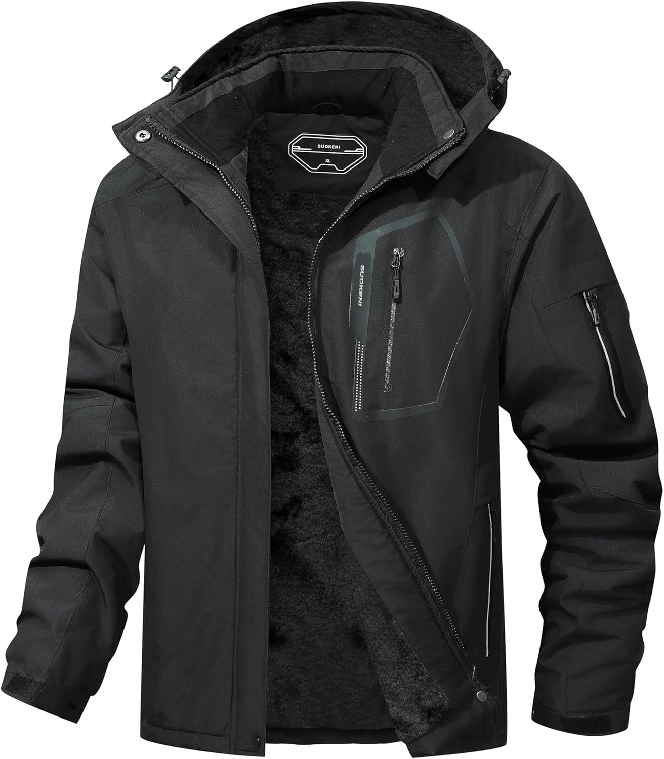Warm Waterproof Men's Ski Jacket - UTWGN