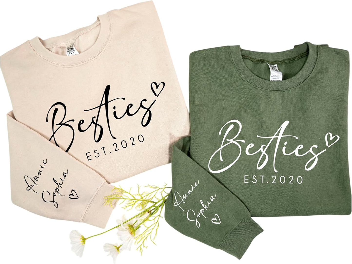 Personalized Bestie Sweatshirt - Perfect BFF Gift!