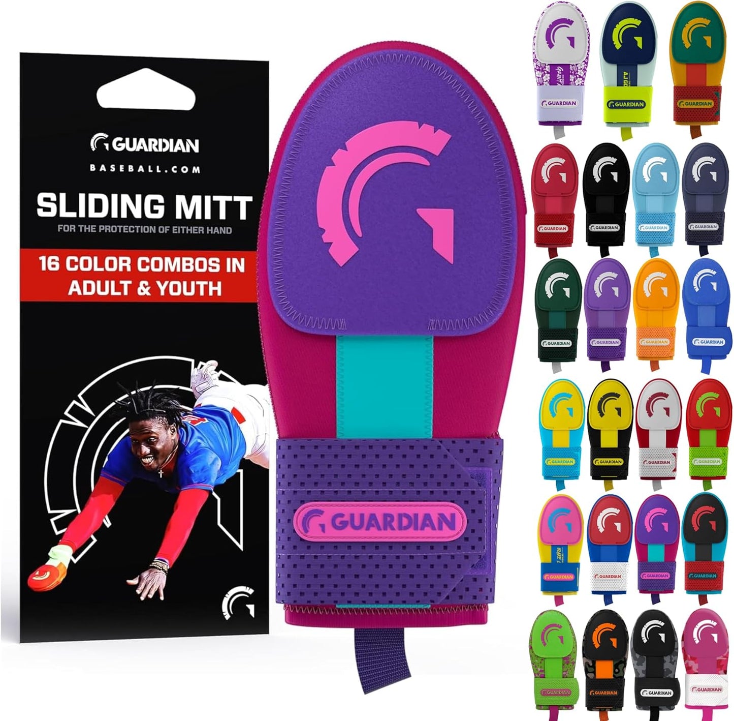 Guardian Baseball Sliding Mitt for Youth and Adult Players