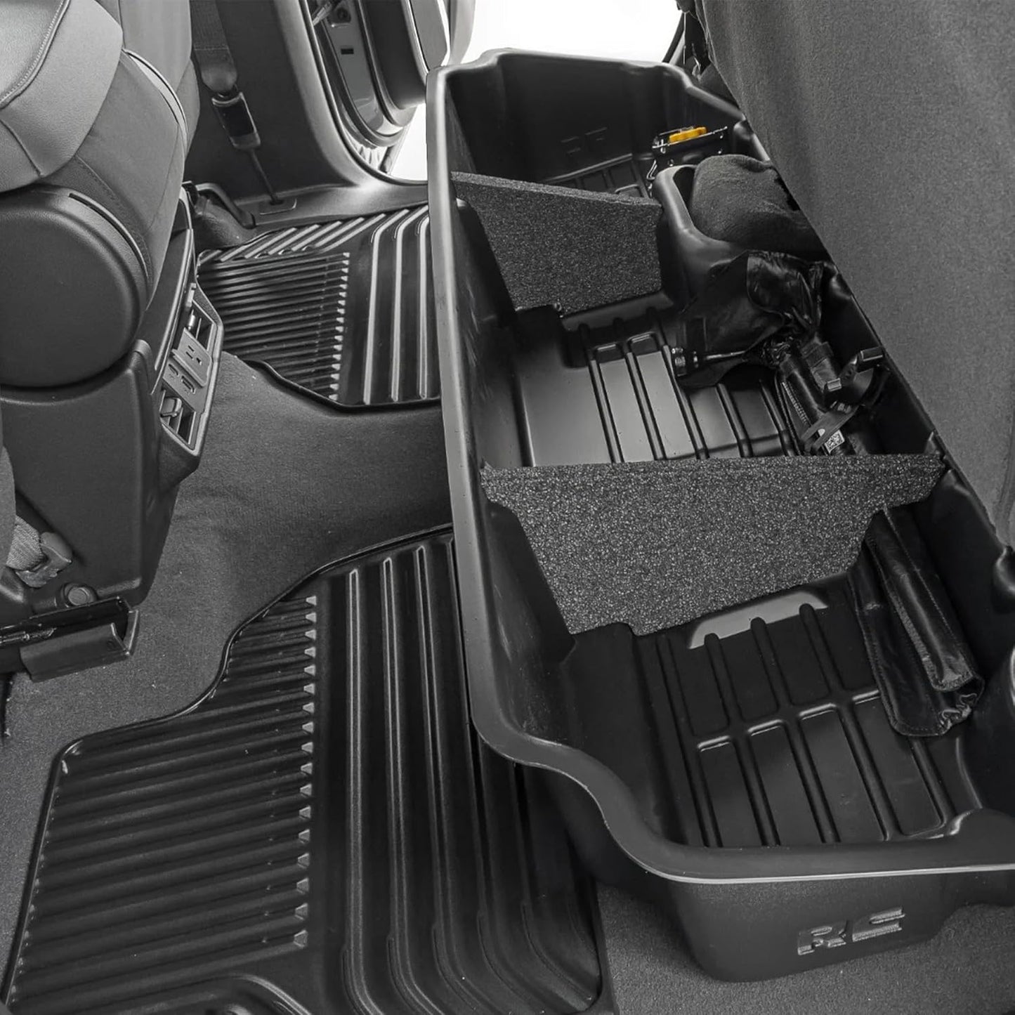 Rough Country Under Seat Storage for Chevy Silverado 1500 & 2500HD