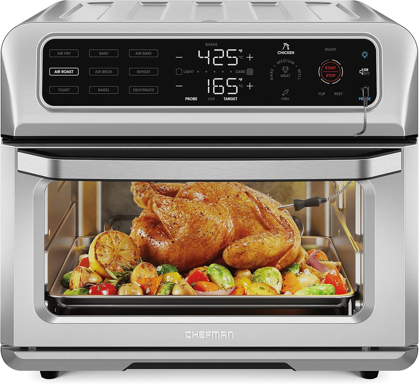 Chefman 12-in-1 Air Fryer Toaster Oven: Perfectly Cooked Meals Every Time!
