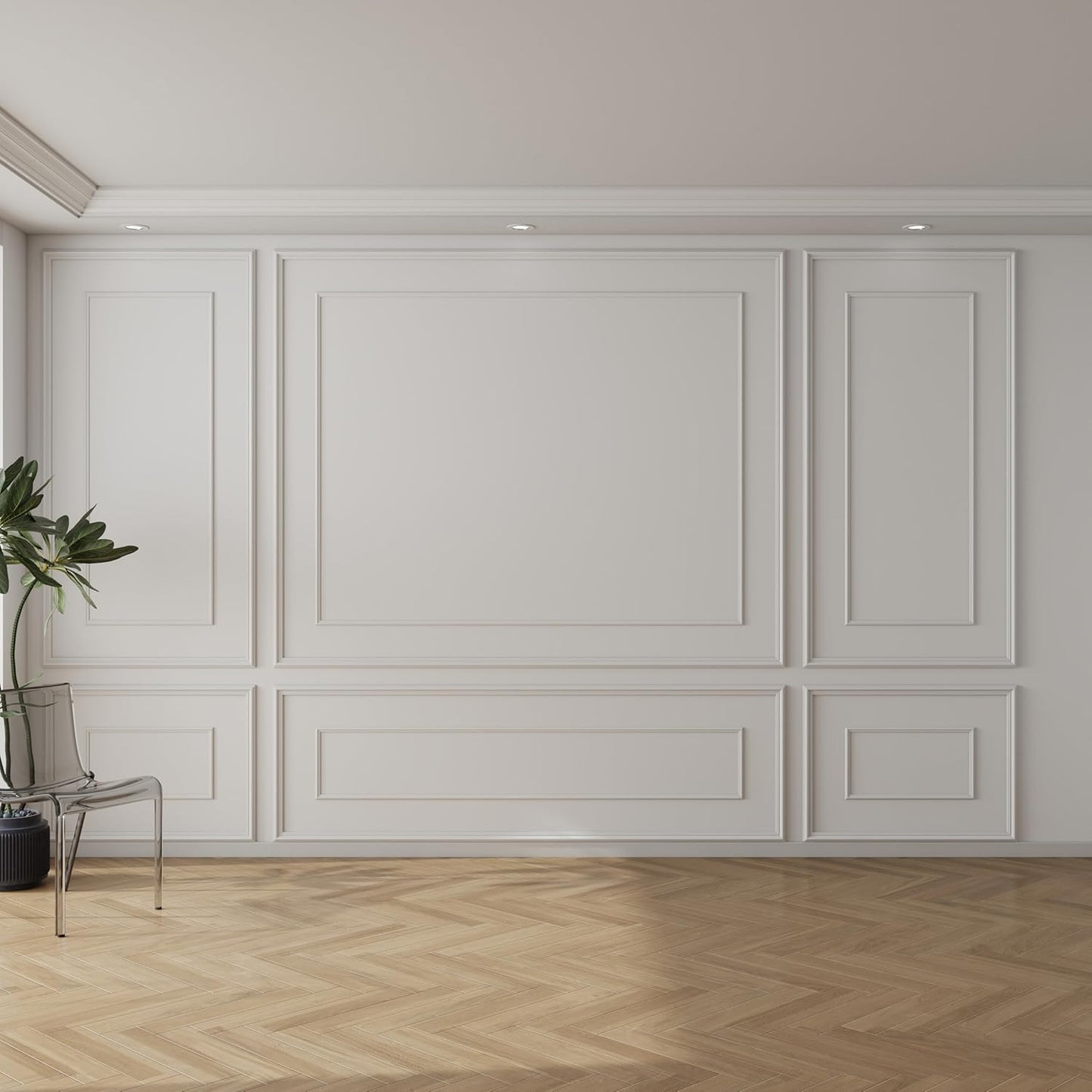 Pangda Peel and Stick Wall Molding Kit for Stylish Interiors