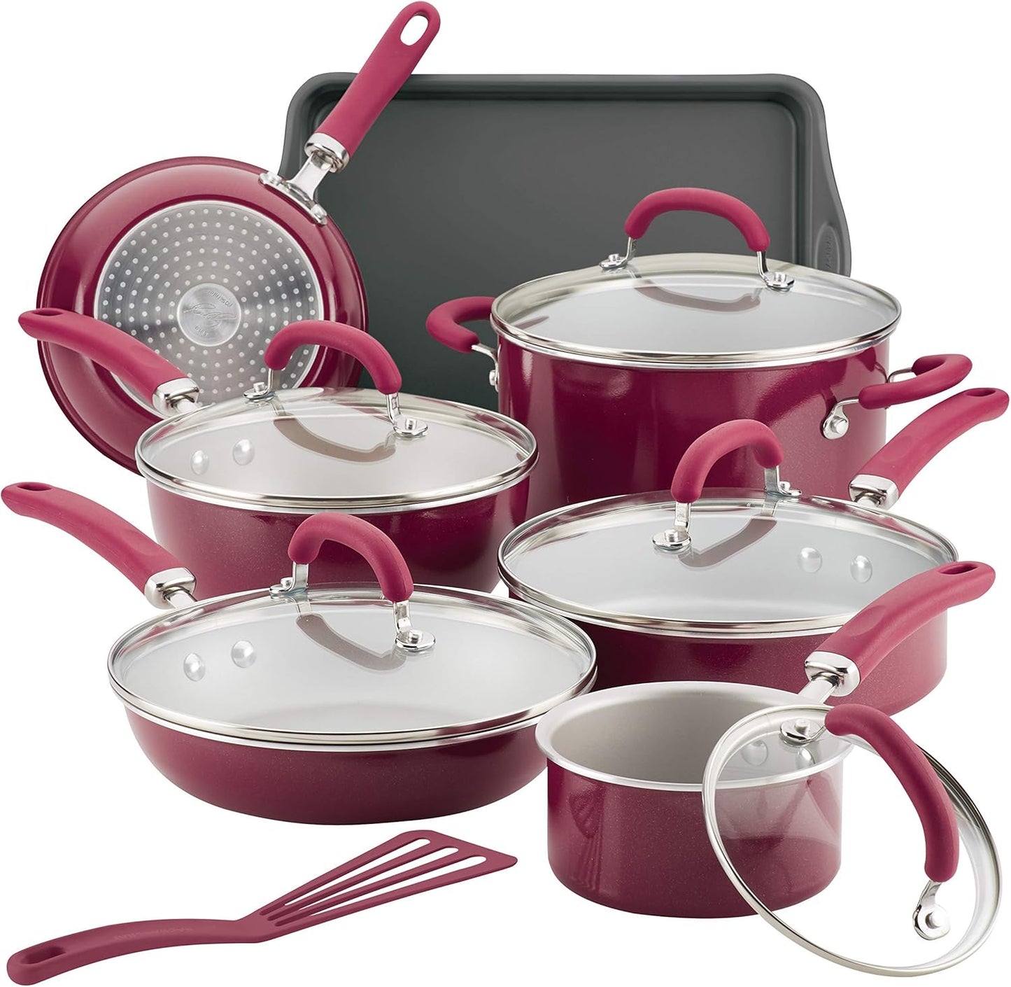 Rachael Ray Create Delicious Nonstick Cookware Set for Every Chef