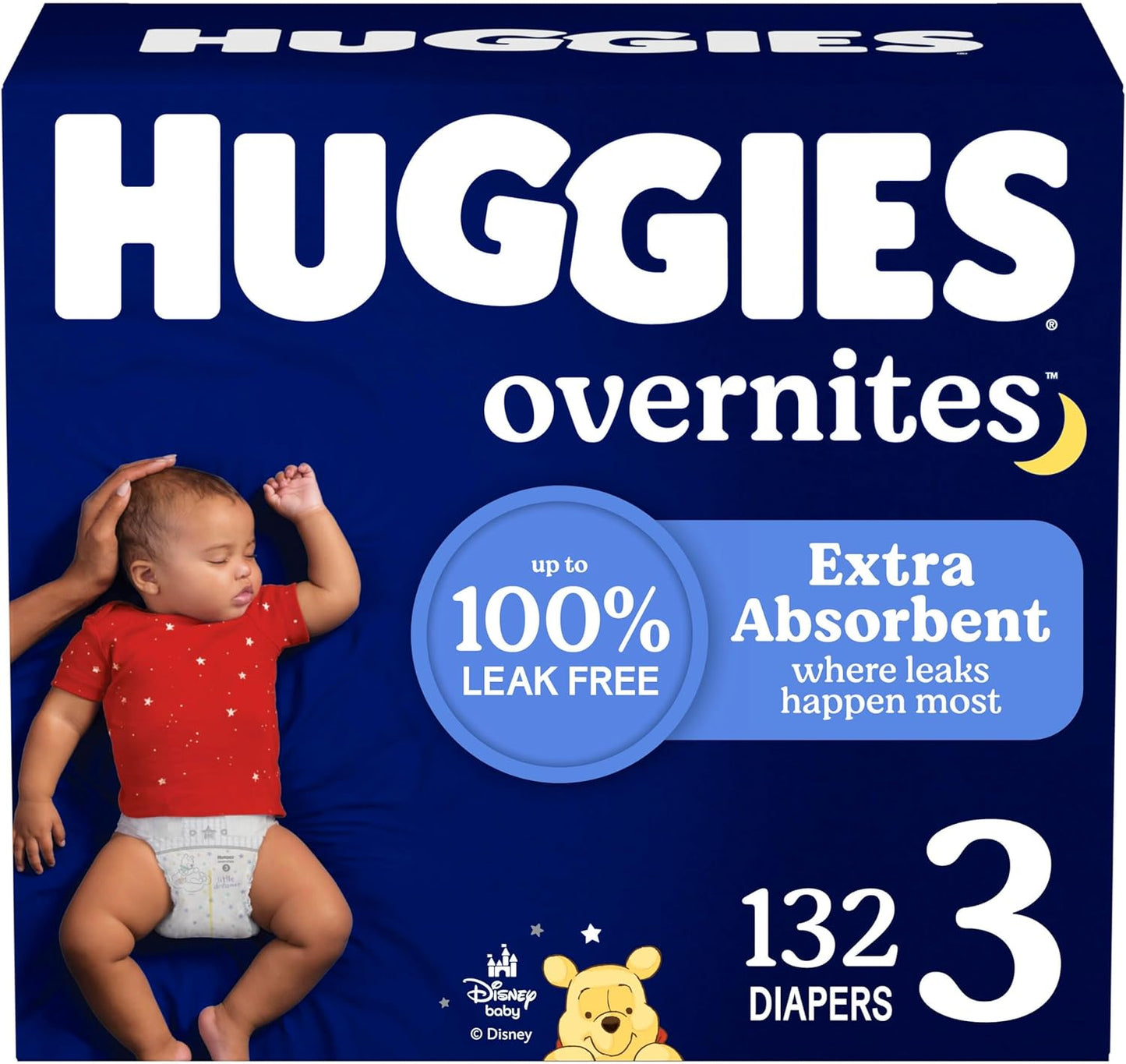 Huggies Overnites Size 3 Diapers for Comfortable Sleep