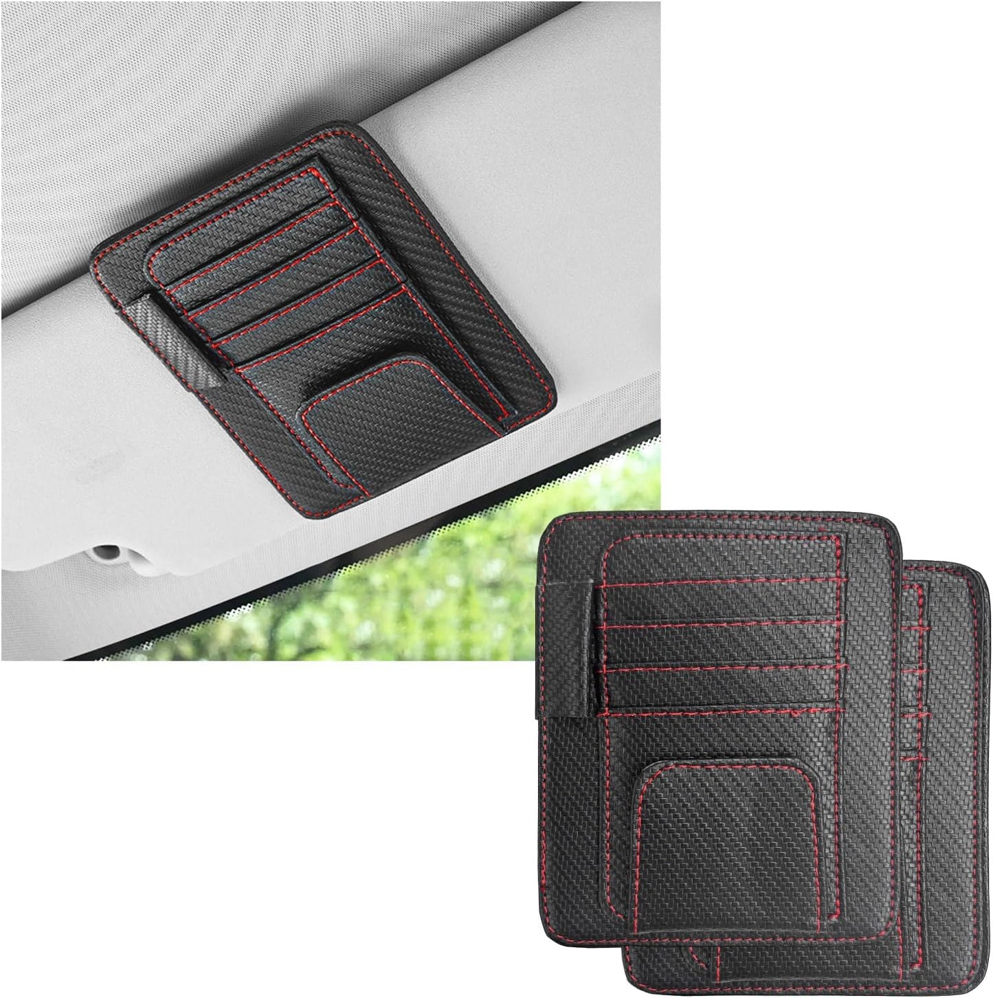 Car Sun Visor Organizer - Keep Essentials Handy!