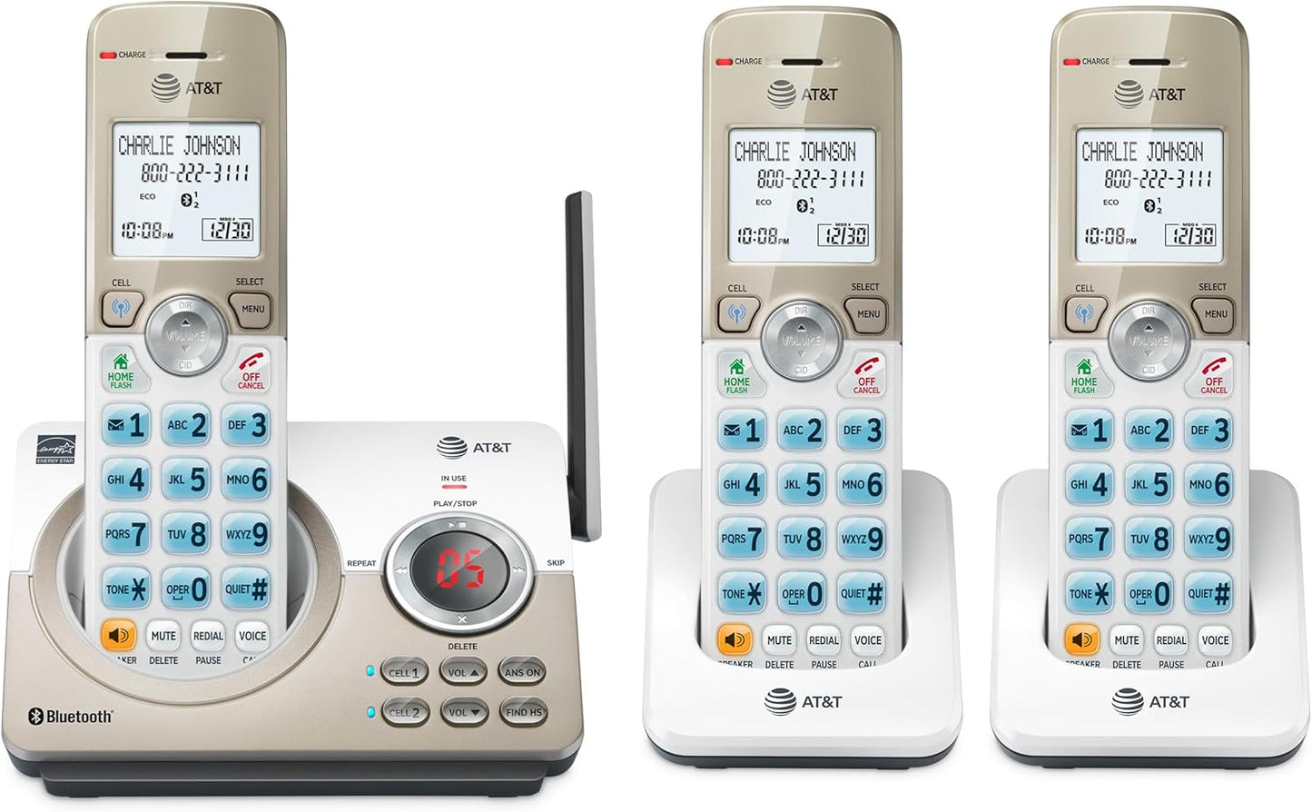 AT&T DL72319 Cordless Phone with Call Blocking and Connect to Cell