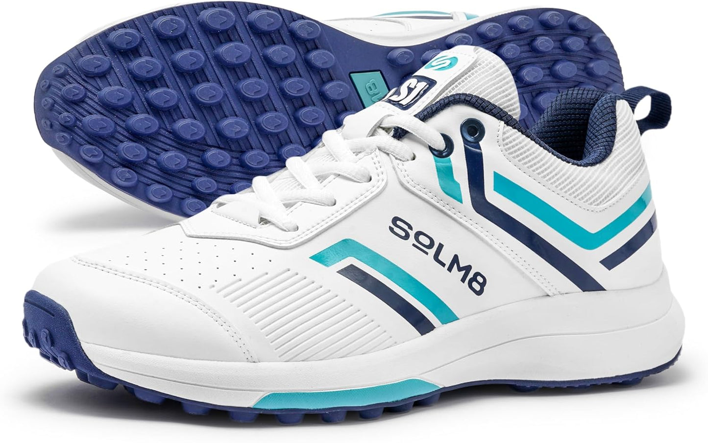 SOLM8 S1 Rubber Spikes - Lightweight Cricket Shoes for All