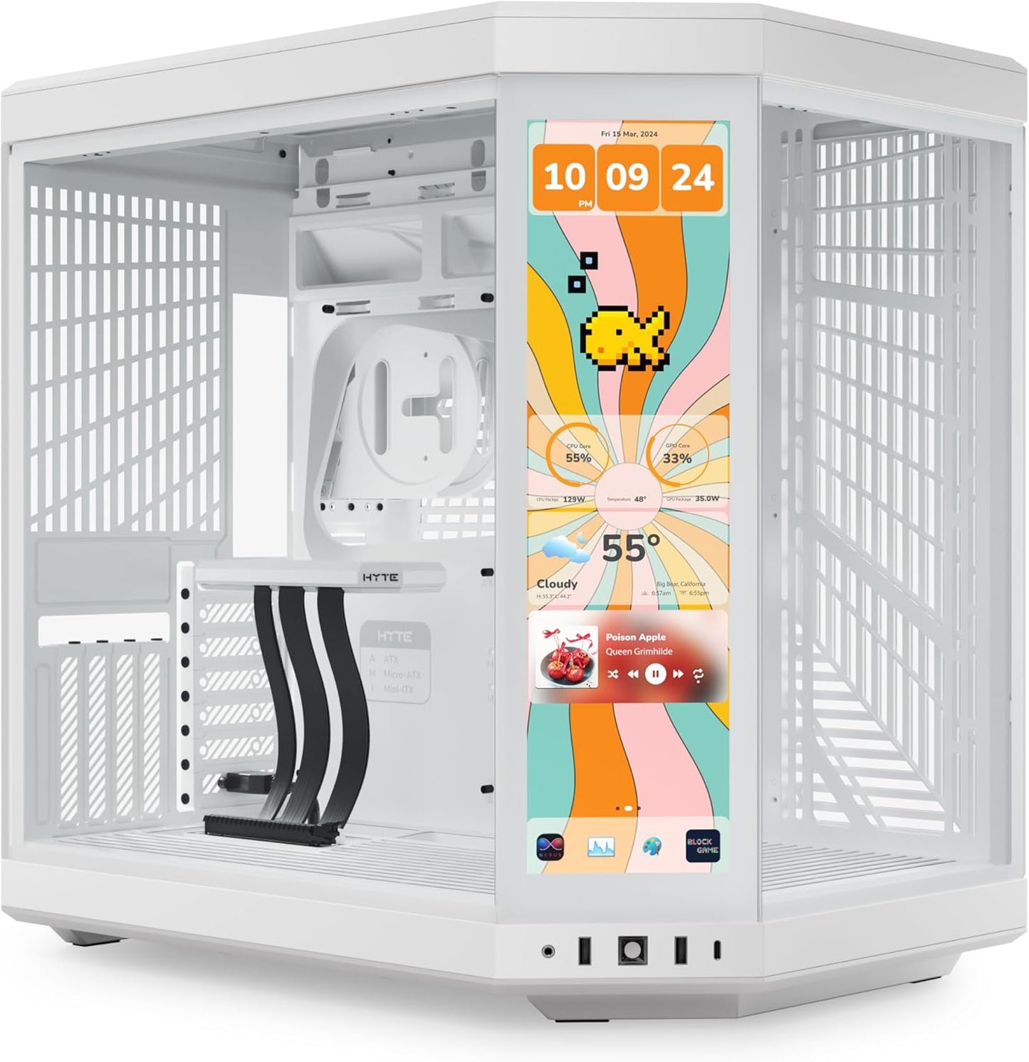 HYTE Y70 Touch Infinite Dual Chamber ATX Mid Tower Case Review