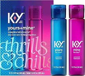K-Y Yours + Mine Couples Lubricant for Enhanced Intimacy