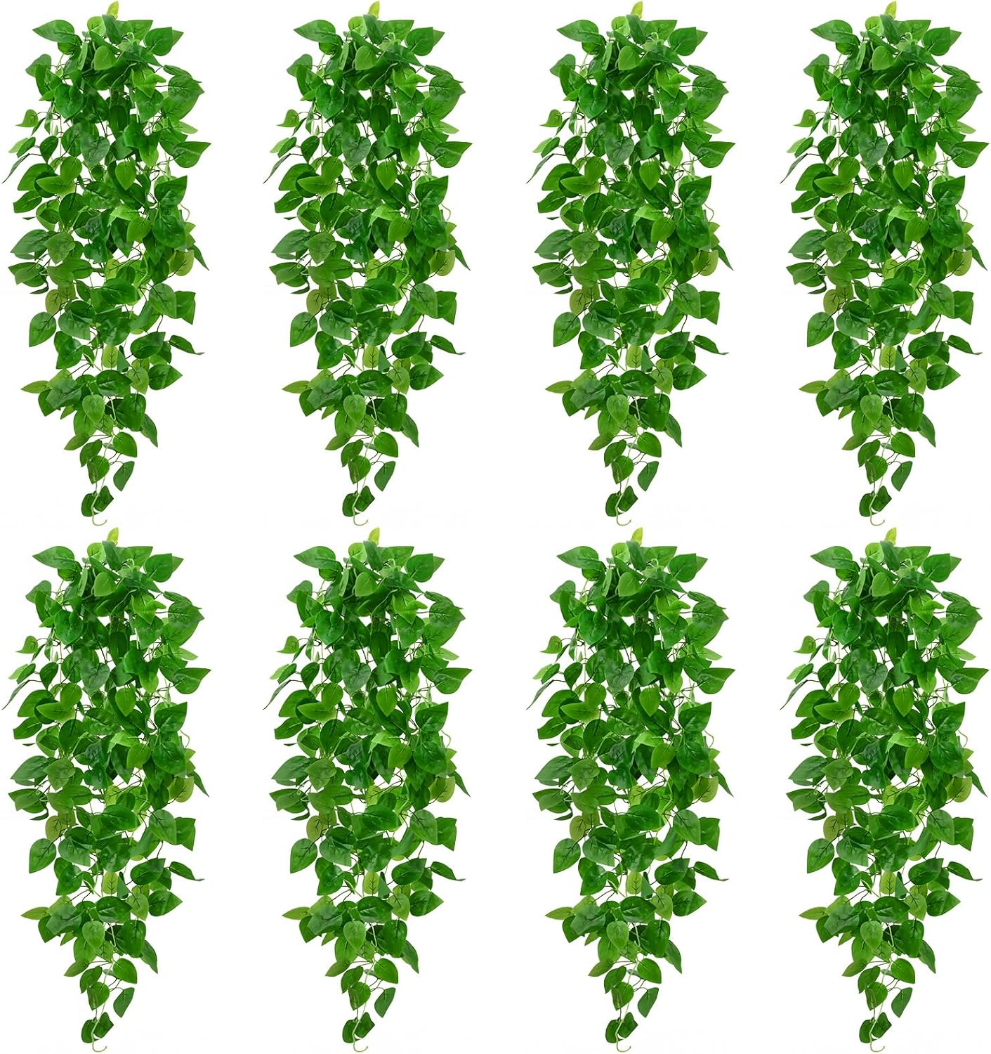 Lush Faux Pothos Vines for Home Decor by BLEUM CADE