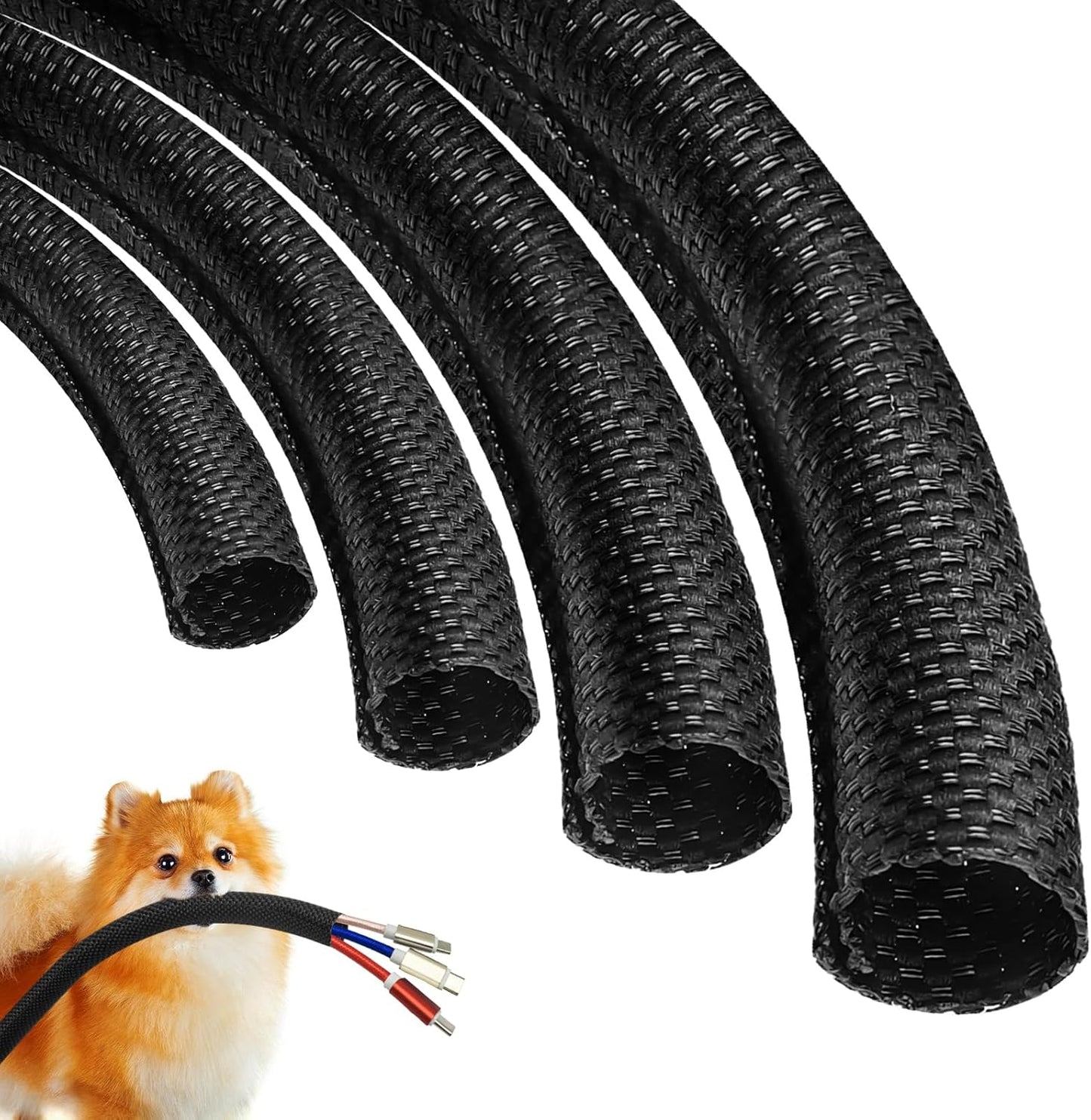 Cat Dog Cord Protectors for Chew-Proof Cable Management
