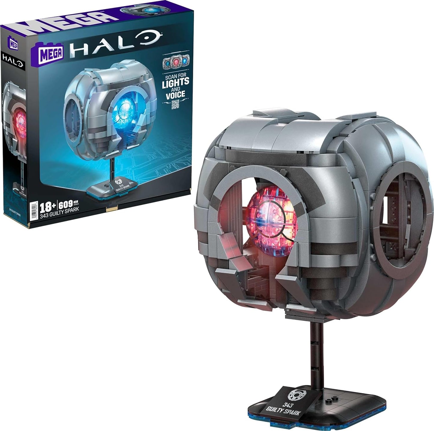 Halo 343 Guilty Spark Replica Toy - Lights & Sounds