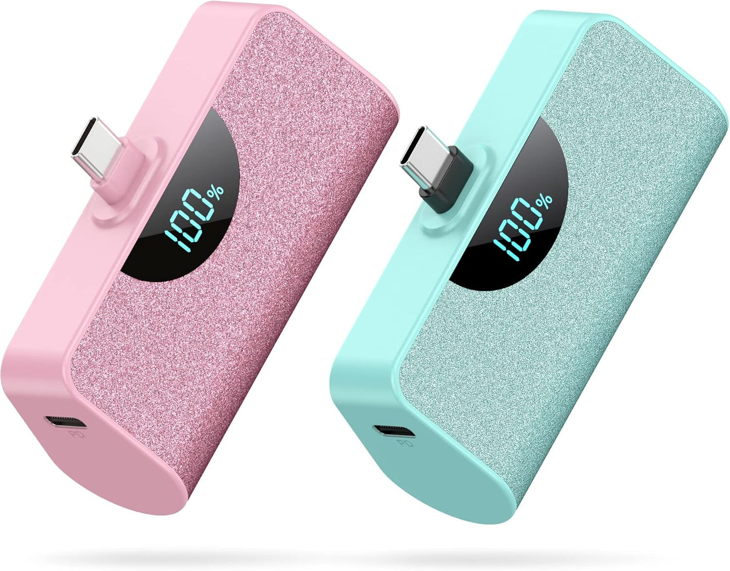Mini Portable Charger USB-C Power Bank 5200mAh for iPhone & Android