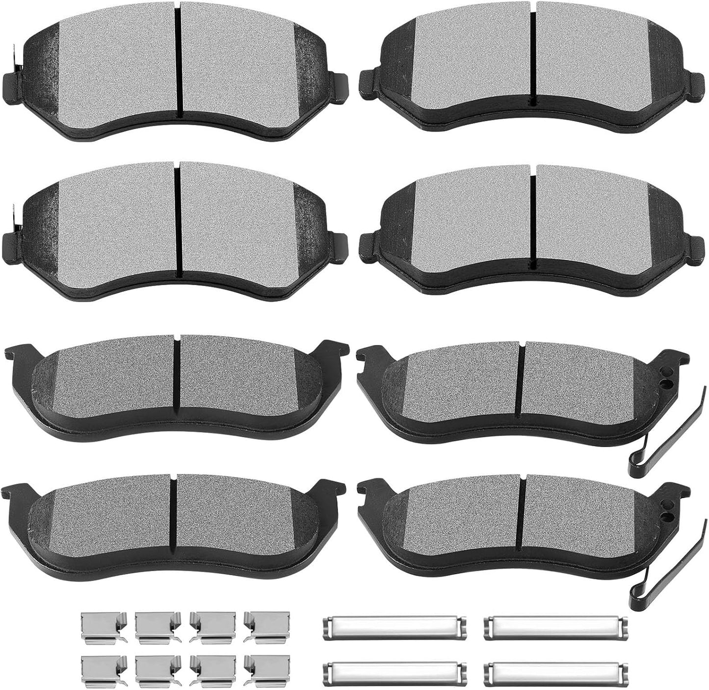 SCITOO D856 D981 Brake Pad Sets for Jeep Liberty 2003-2007