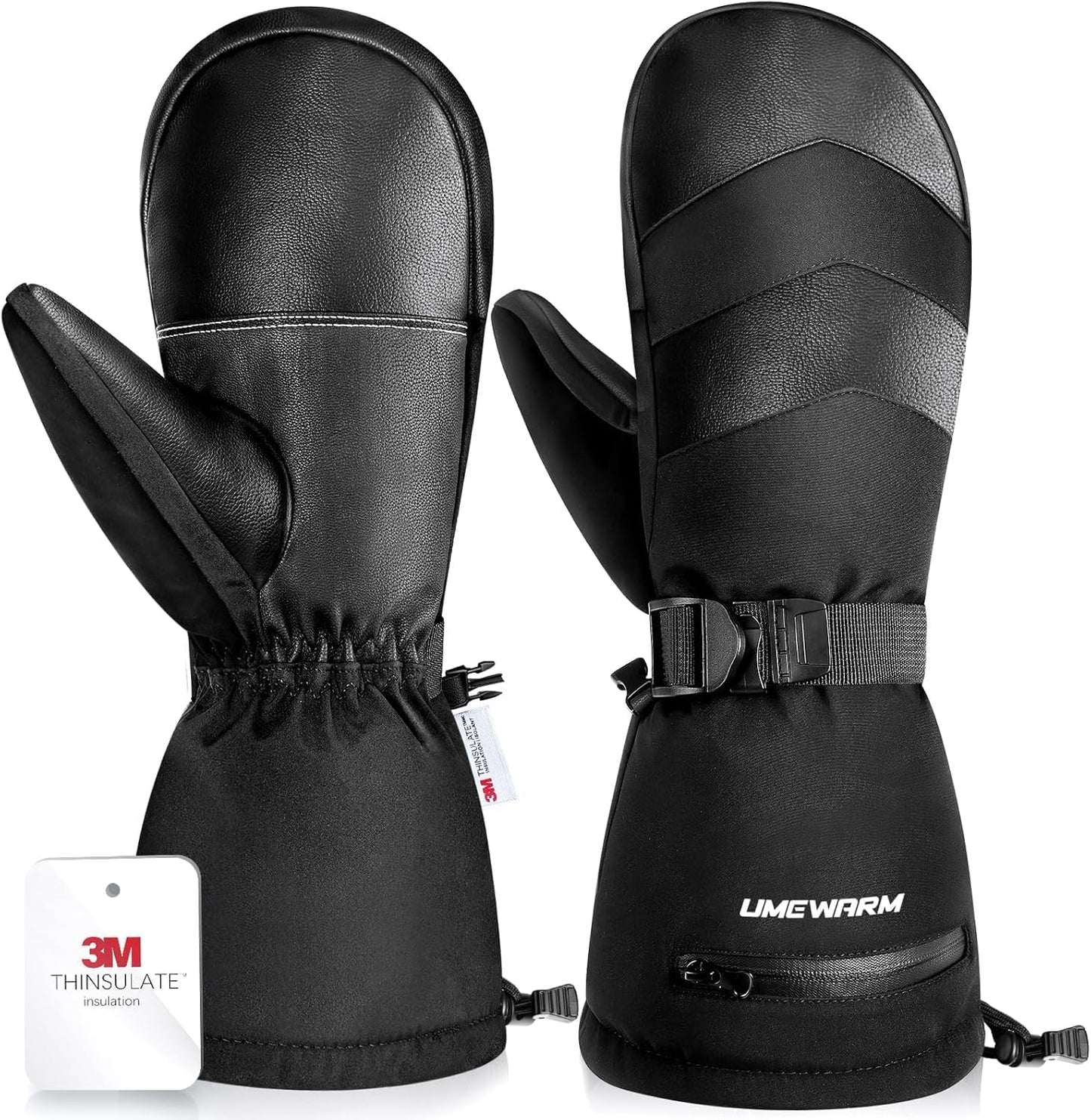 Winter Gloves for Men and Women - 3M Thinsulate Waterproof Ski Gloves