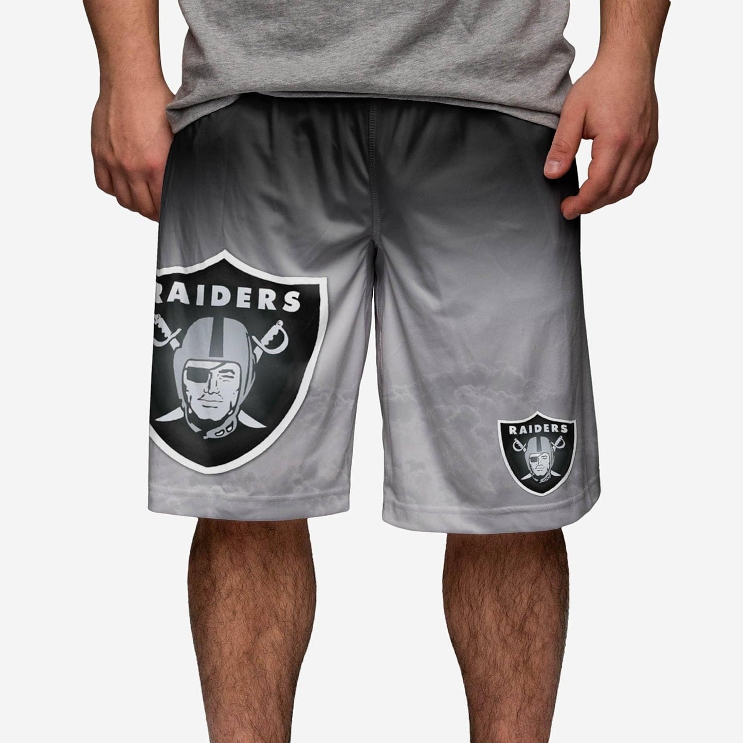 FOCO Men's NFL Gradient Big Logo Training Shorts for Comfort