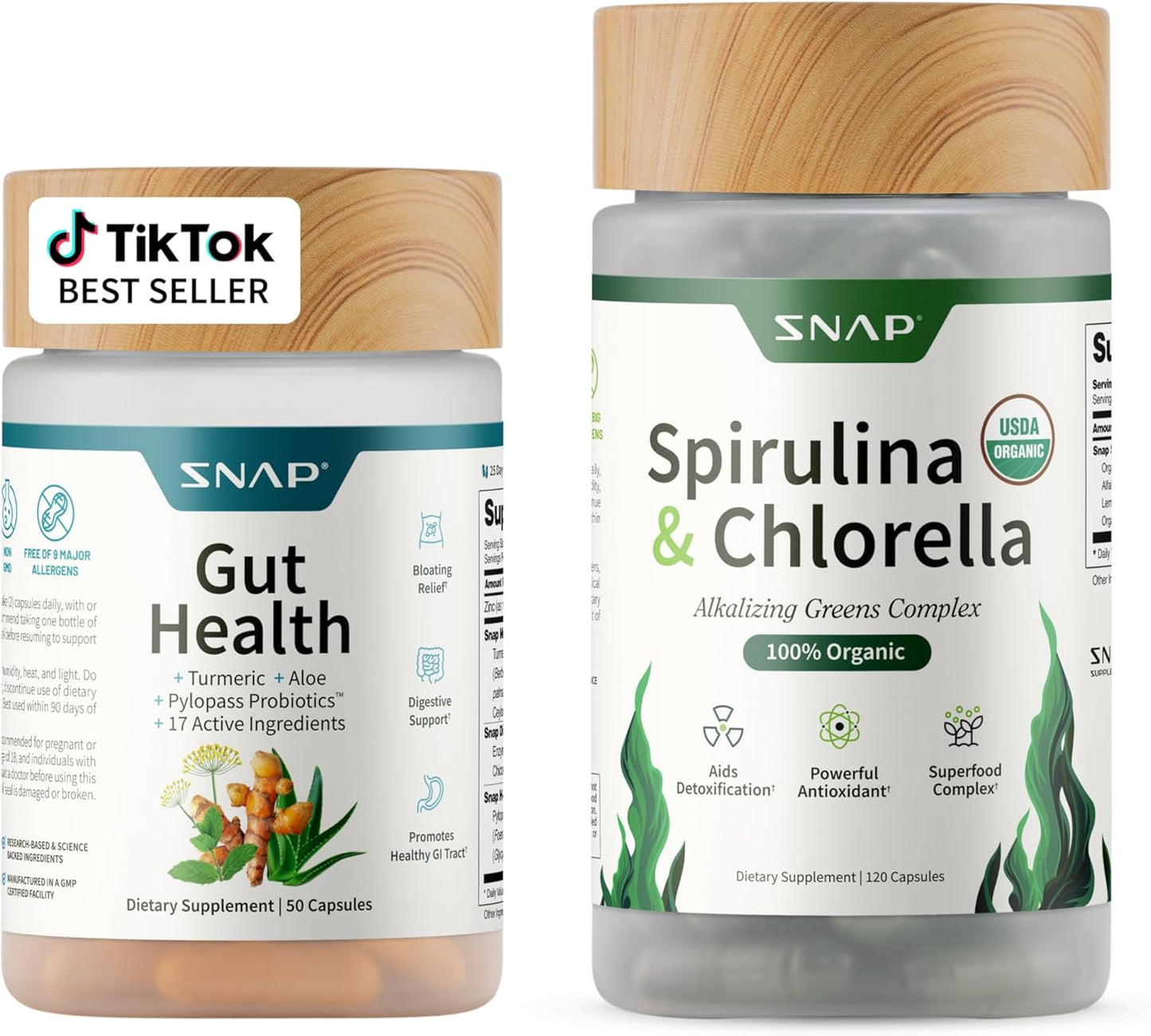 Snap Supplements Gut Health & Spirulina Chlorella Bundle Review