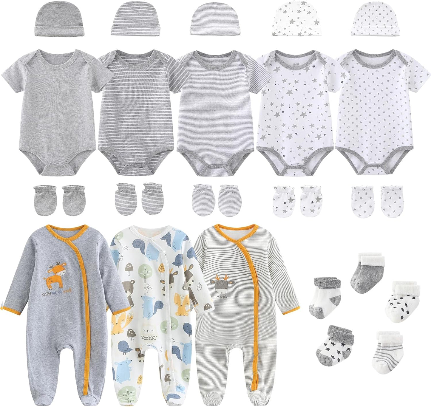 New Born Clothes Cotton Layette Gift Set for Baby Essentials