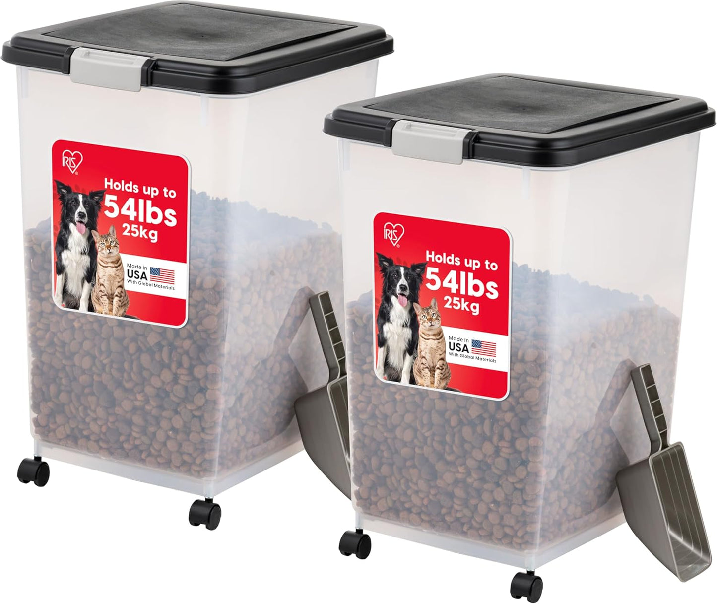 IRIS USA Airtight Dog Food Storage Container for Pet Food