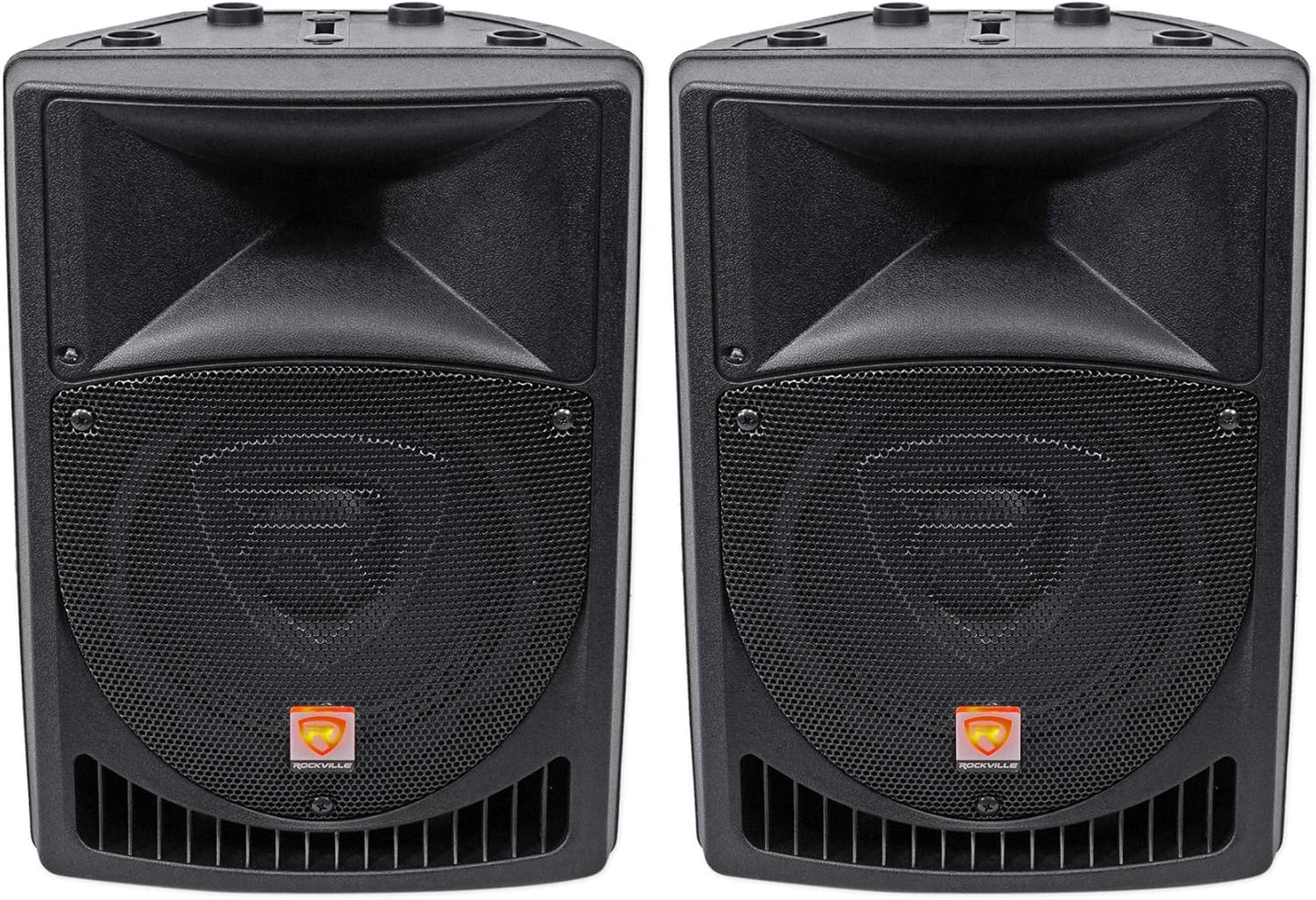 Rockville Power Gig RPG8 Bundle: 8-in 400-Watt DJ PA Speakers