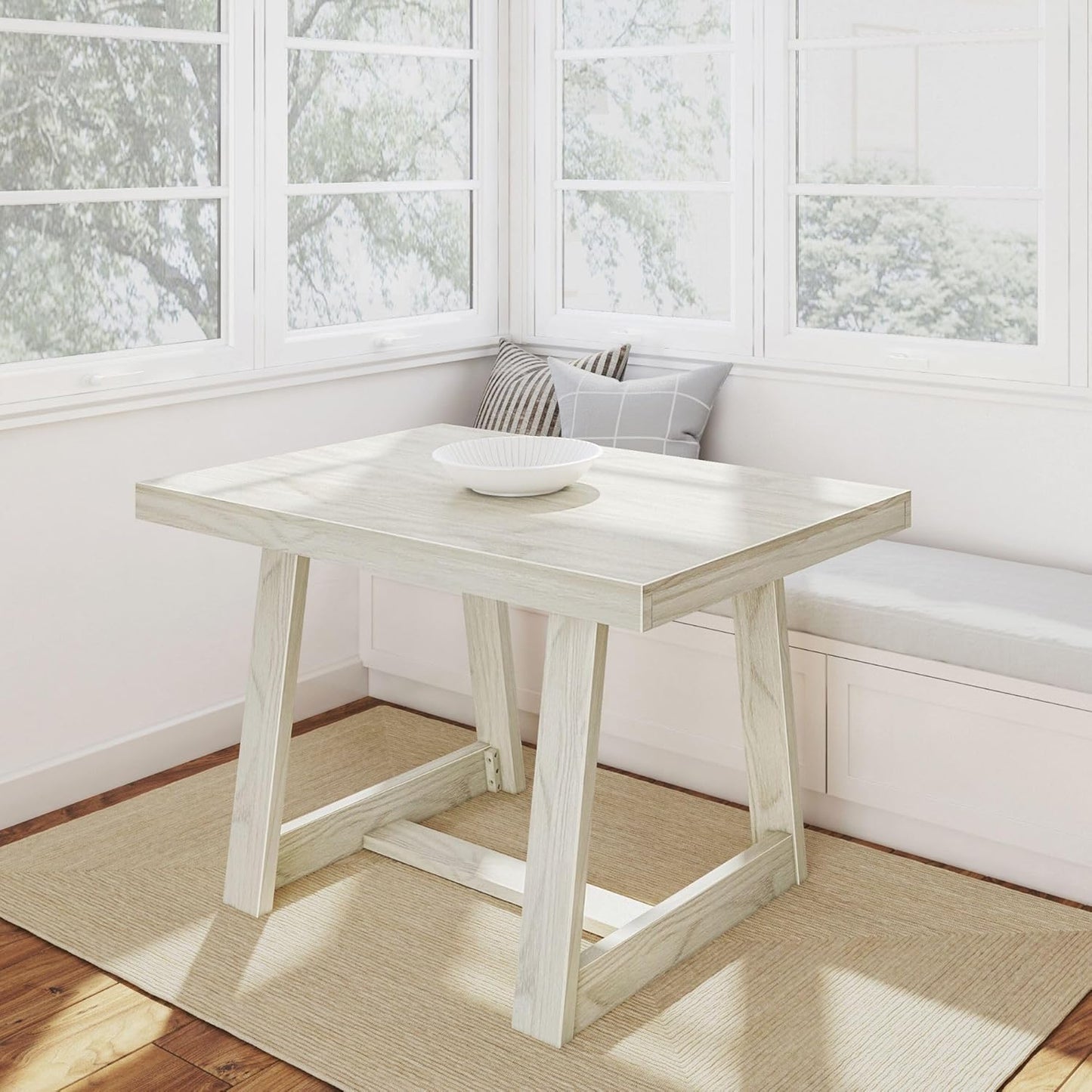 48 Inch Farmhouse Dining Table by Plank+Beam for Rustic Homes