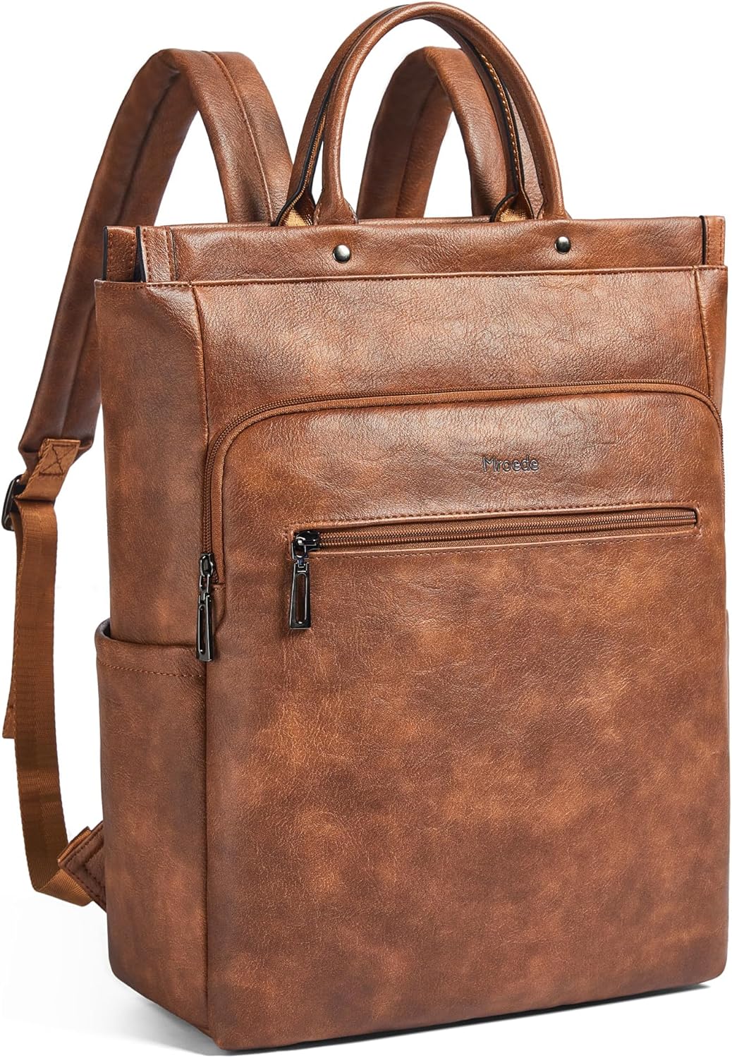 Leather Laptop Backpack for Women - Stylish and Functional