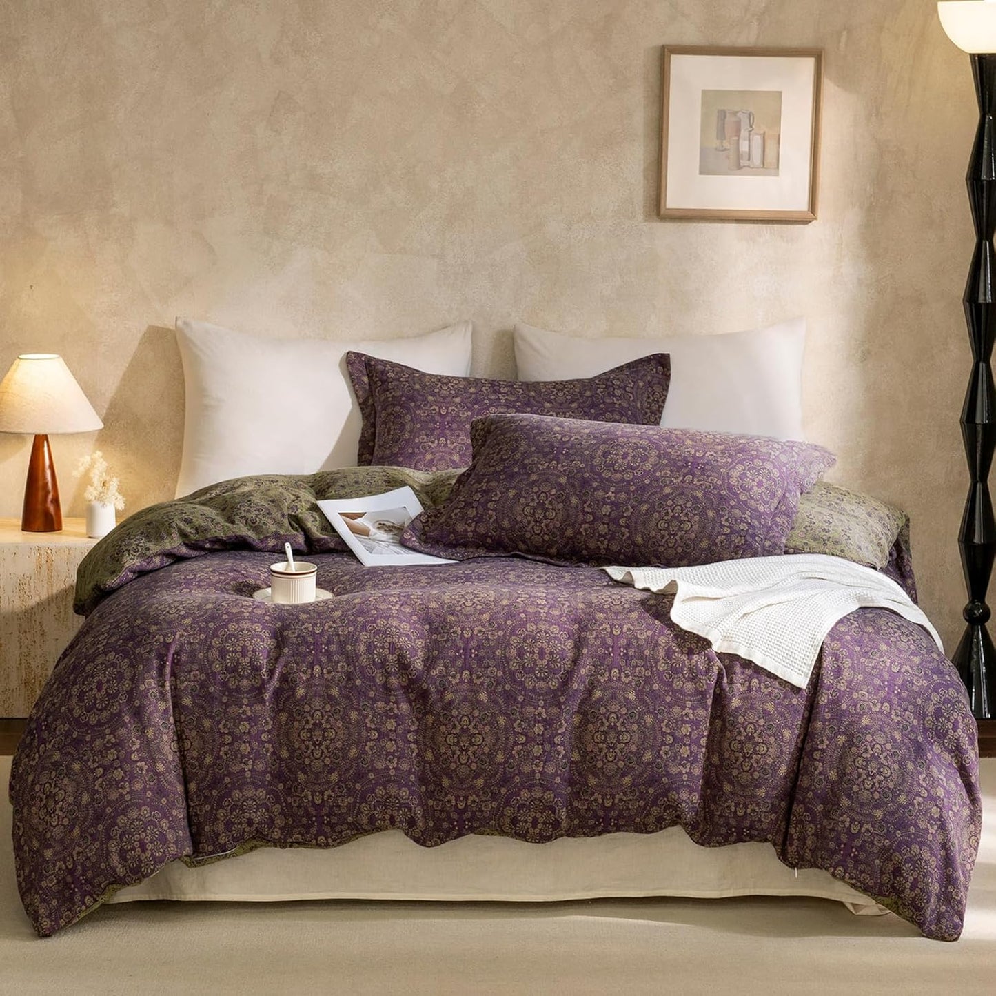 VM VOUGEMARKET Jacquard Flower Duvet Cover Set Review