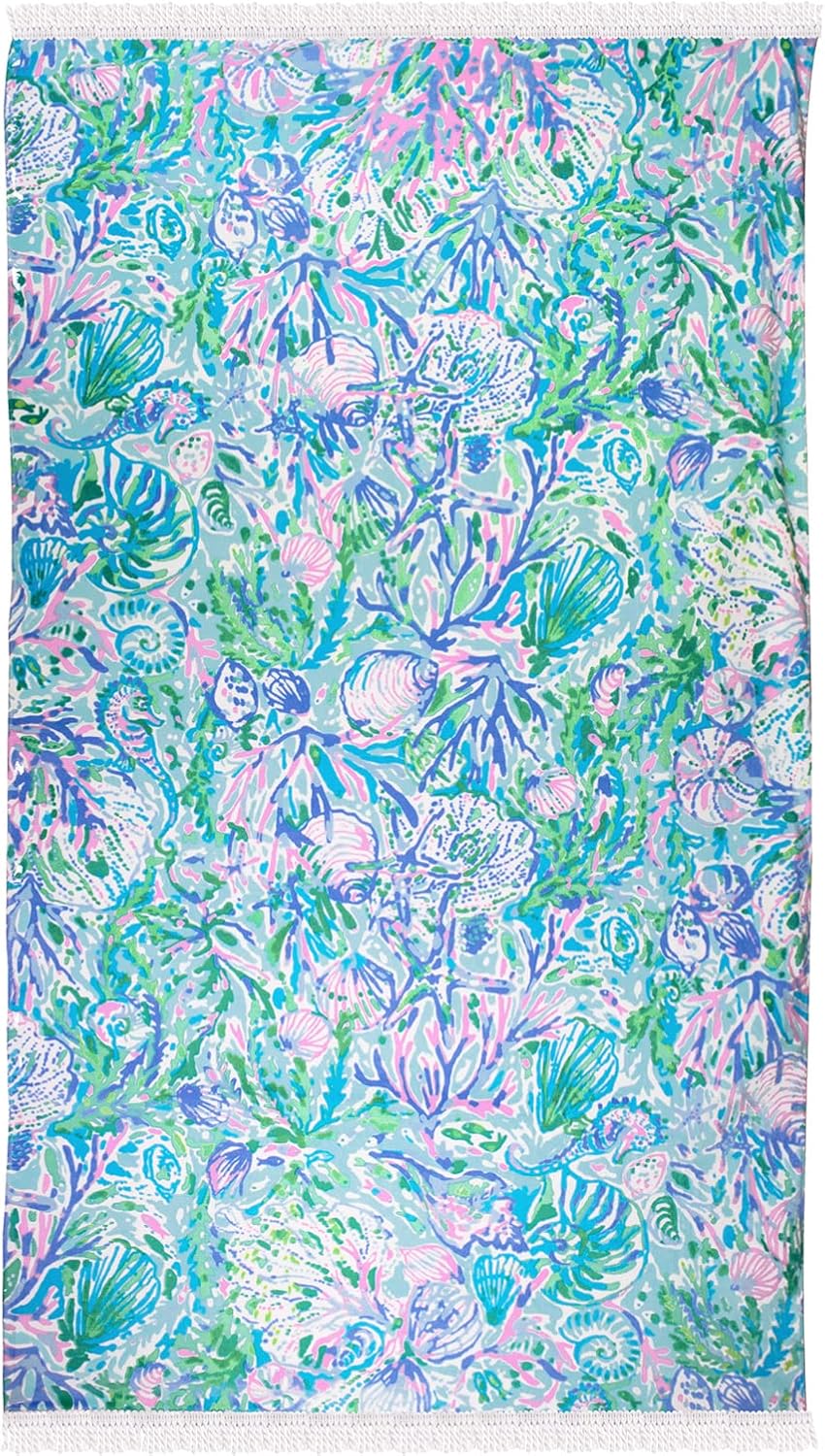 Lilly Pulitzer Oversized Beach Towel for Poolside Relaxation