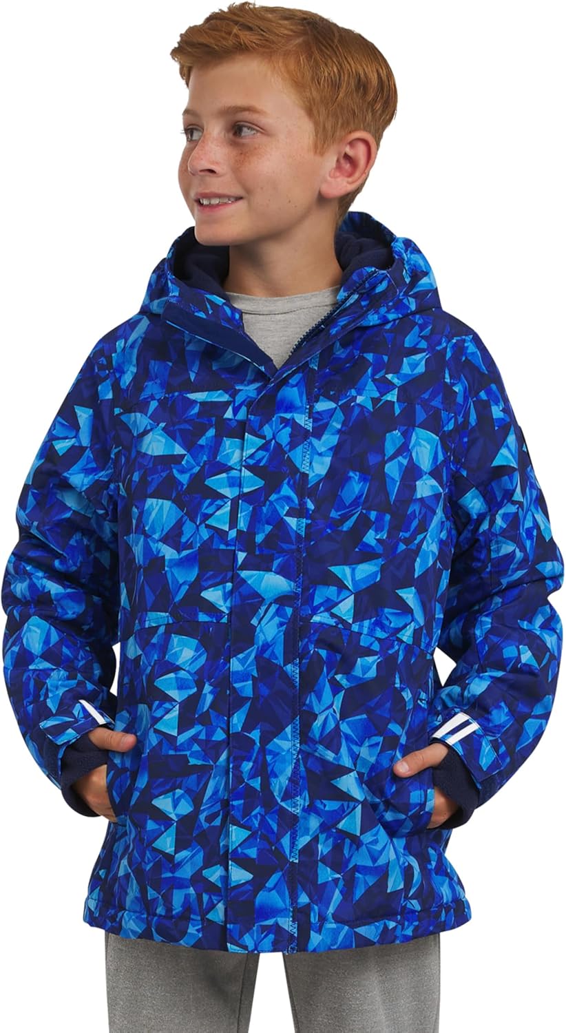 Lands' End Boys' Squall Waterproof Insulated Jacket for Winter