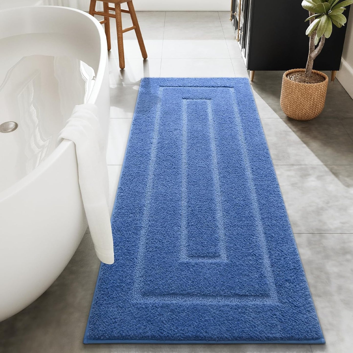 HOMORE Bathroom Runner Rug 24x60 Inch Soft Absorbent Non Slip