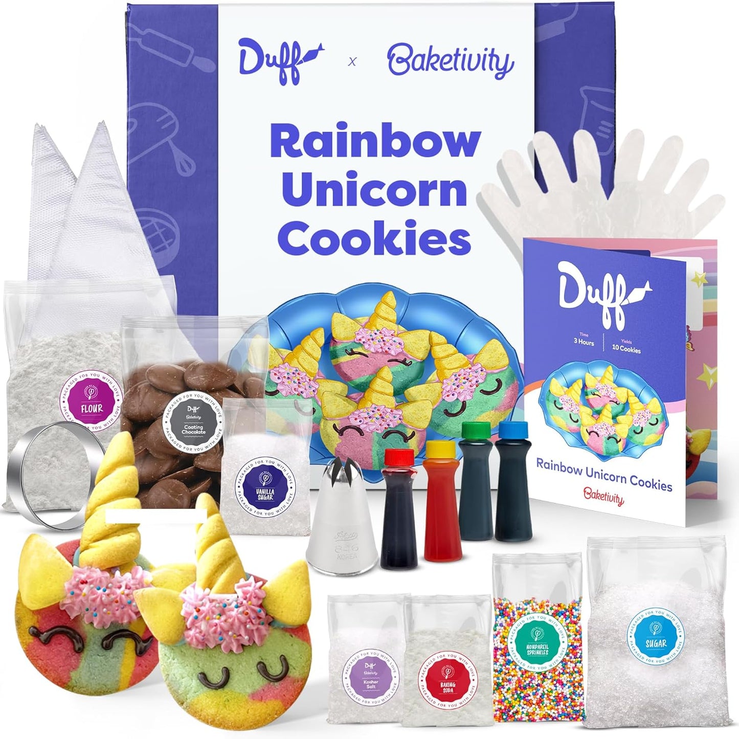 Unicorn Cookies Baking Kit for Kids - Fun Cooking Experience