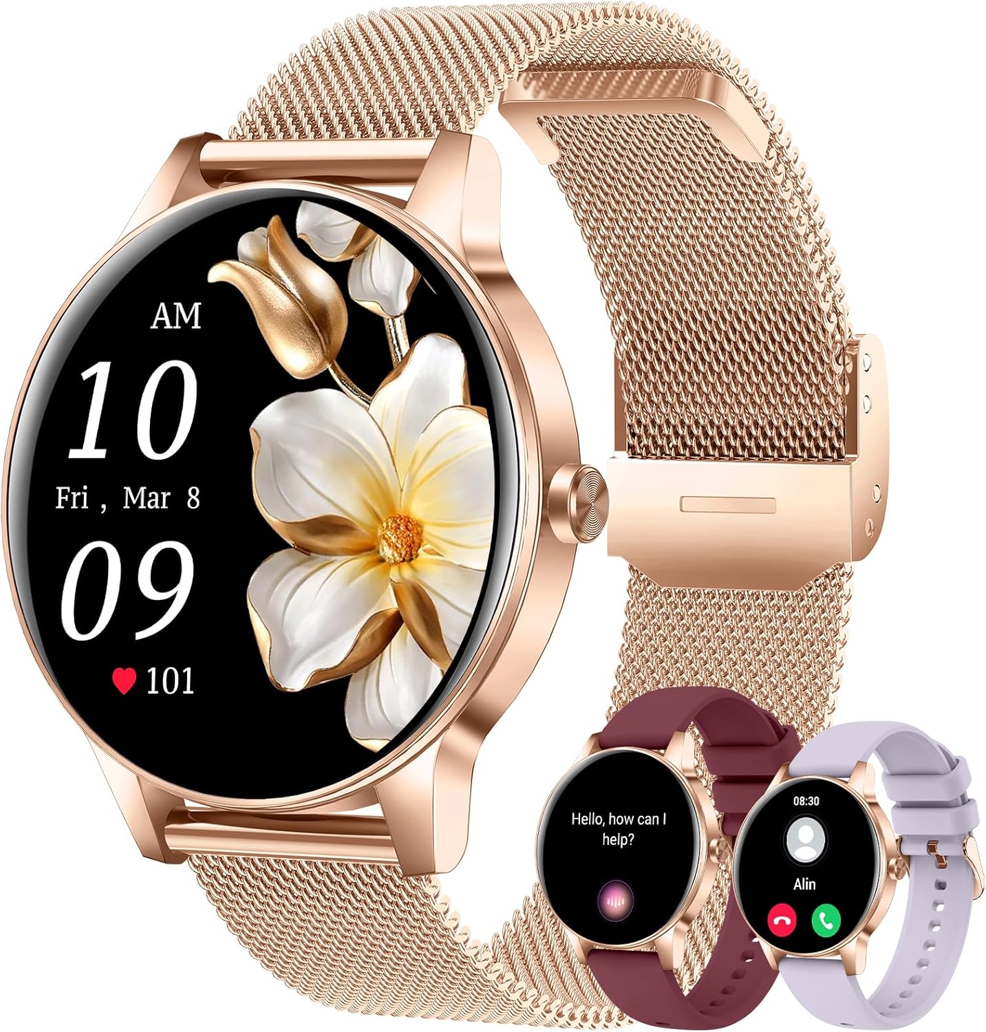 Smart Watch for Women with HD Screen and 130+ Sport Modes