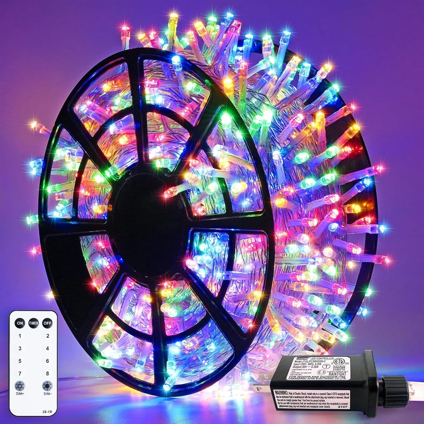 JMEXSUSS 163ft 500 LED Christmas Lights for Festive Decor