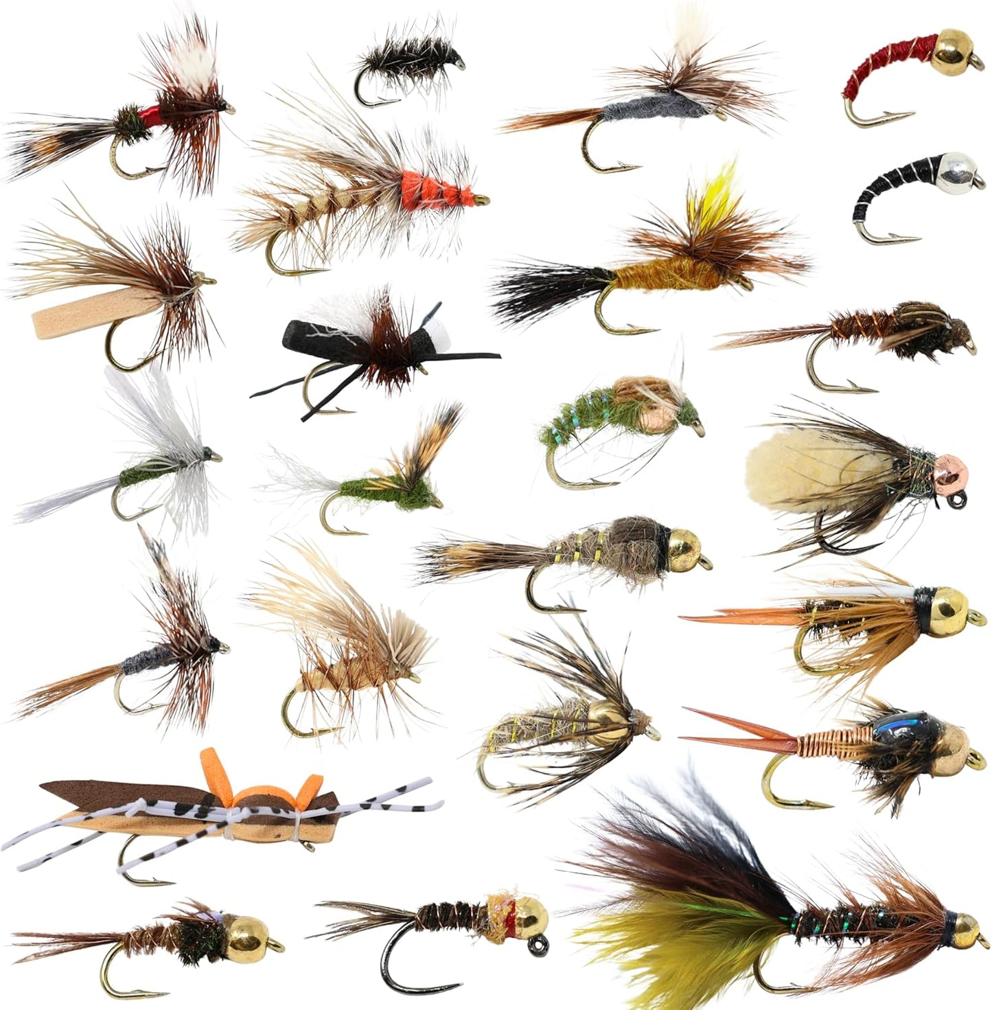 Premium Trout Fly Assortment | 24 Flies Kit