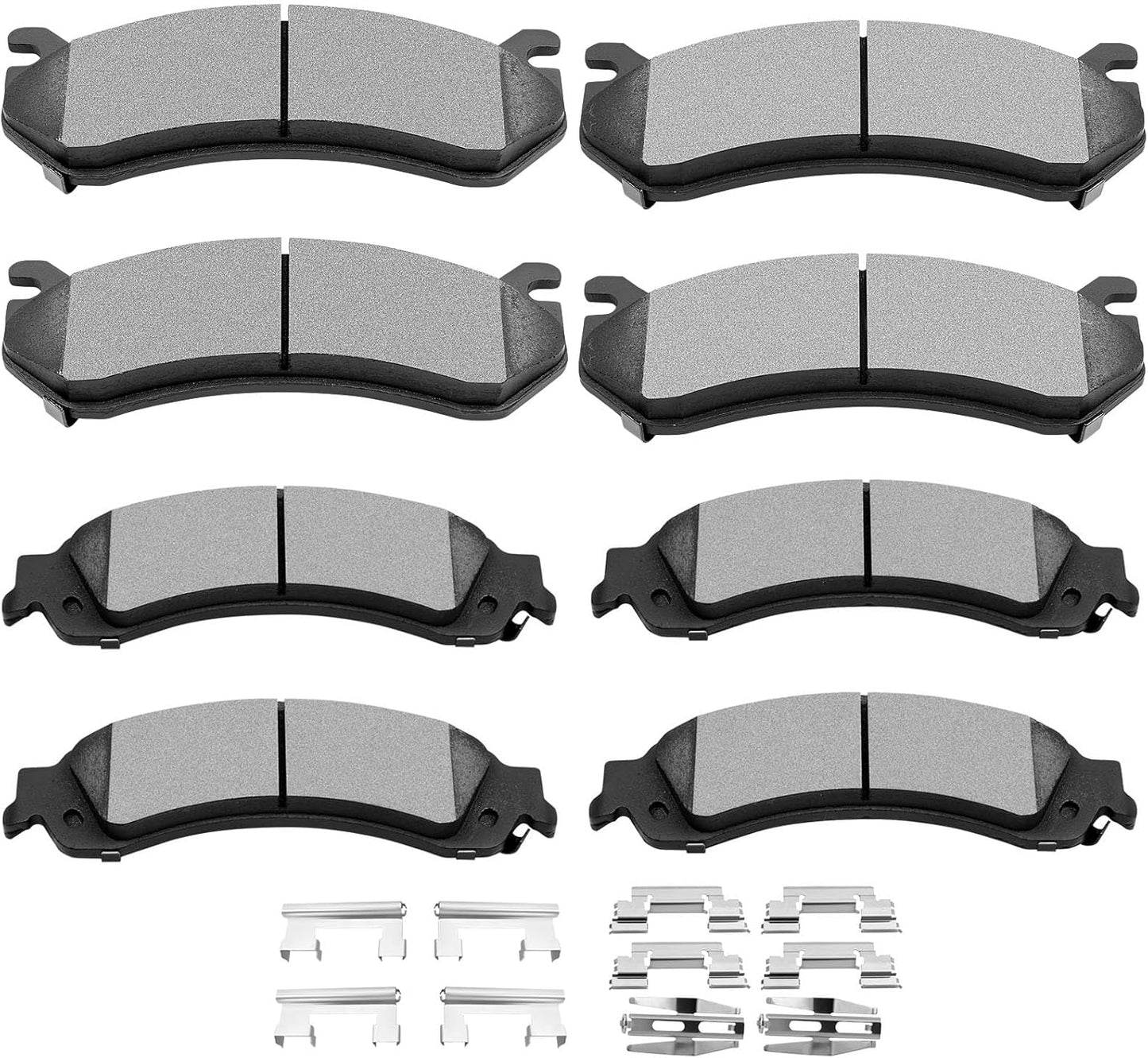 SCITOO Disc Brake Pads Set for Cadillac and Chevy Vehicles